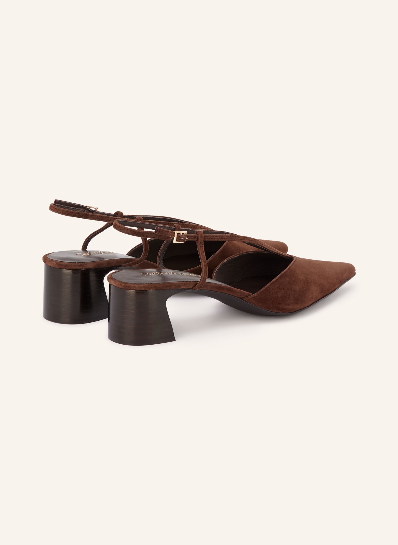 jeffrey campbell Slingpumps ANNEMARIE: MARRON FONCÉ / GOUD