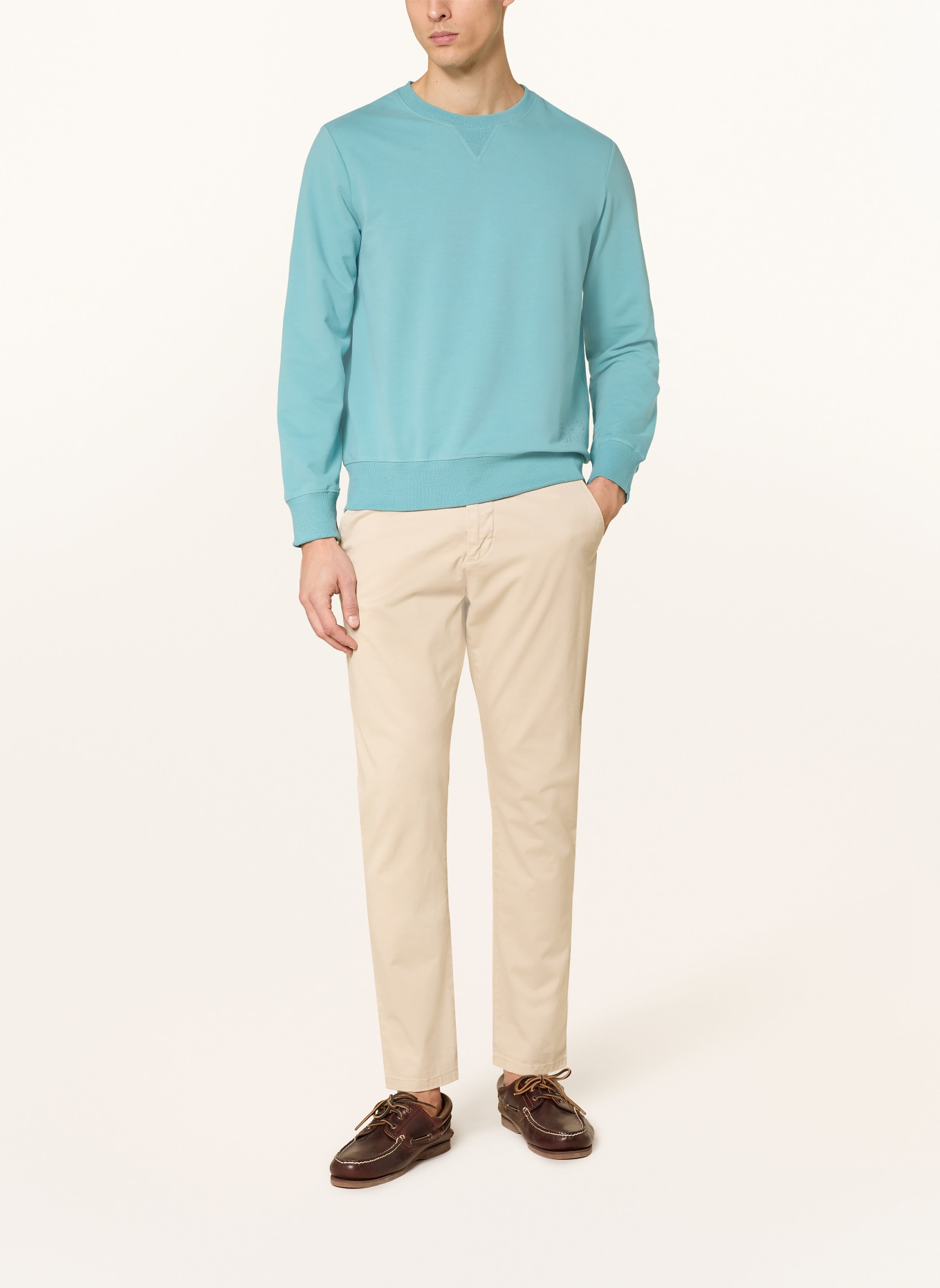 ELBSAND Sweatshirt DORAN: NEONTÜRKIS