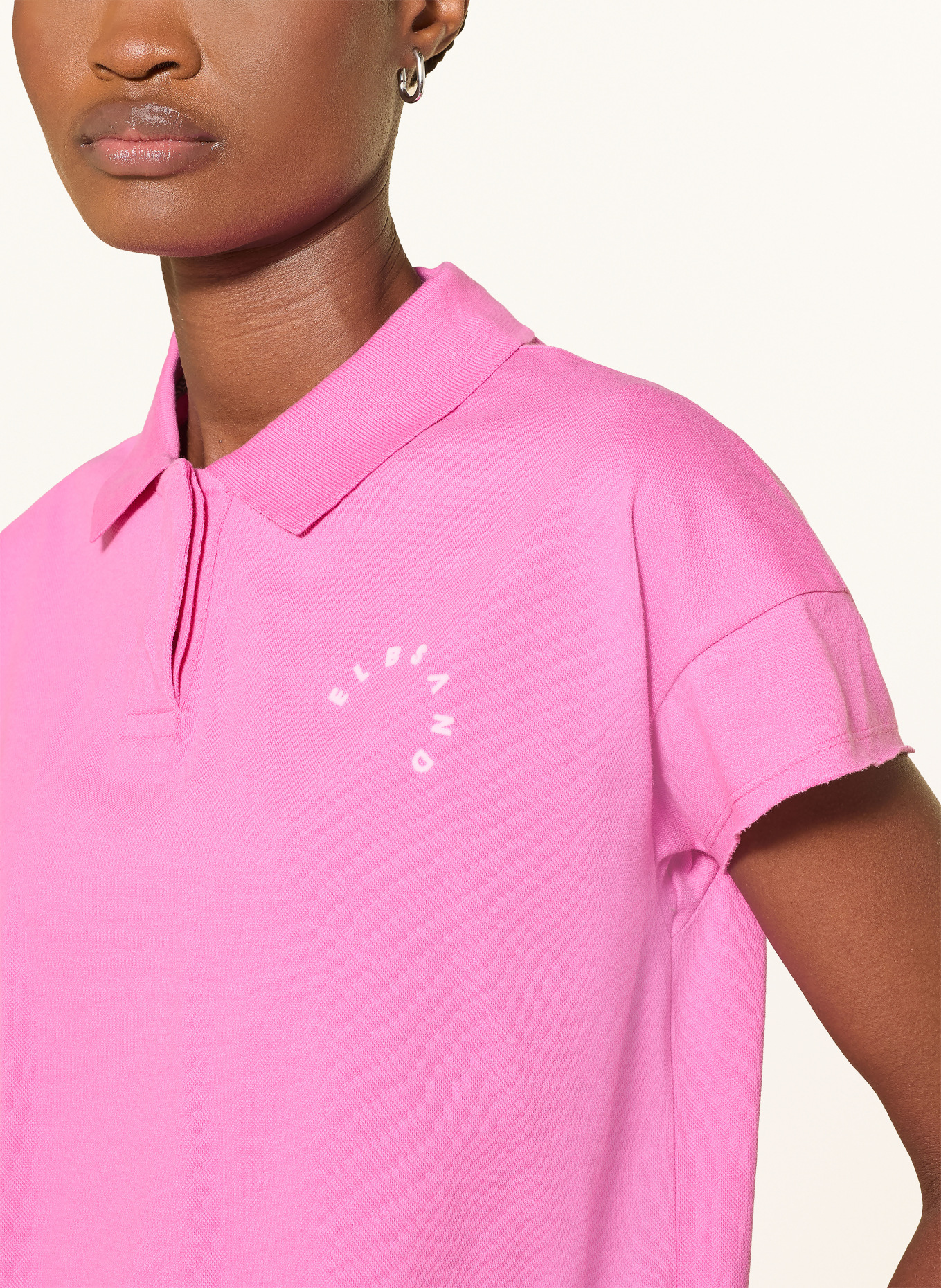 ELBSAND Piqué poloshirt TORVA: NEONROZE