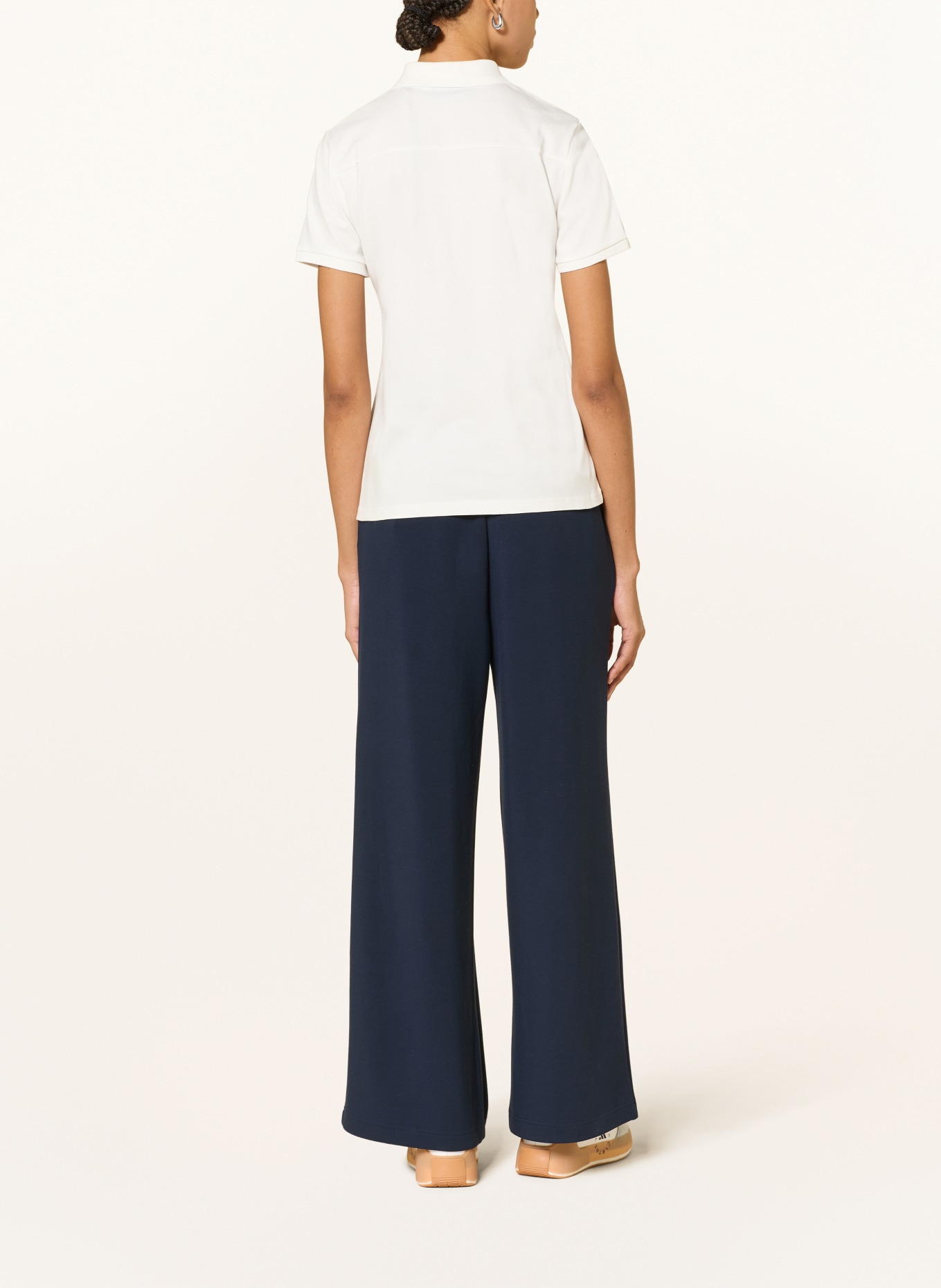 ELBSAND Piqué-poloshirt STINA: WIT