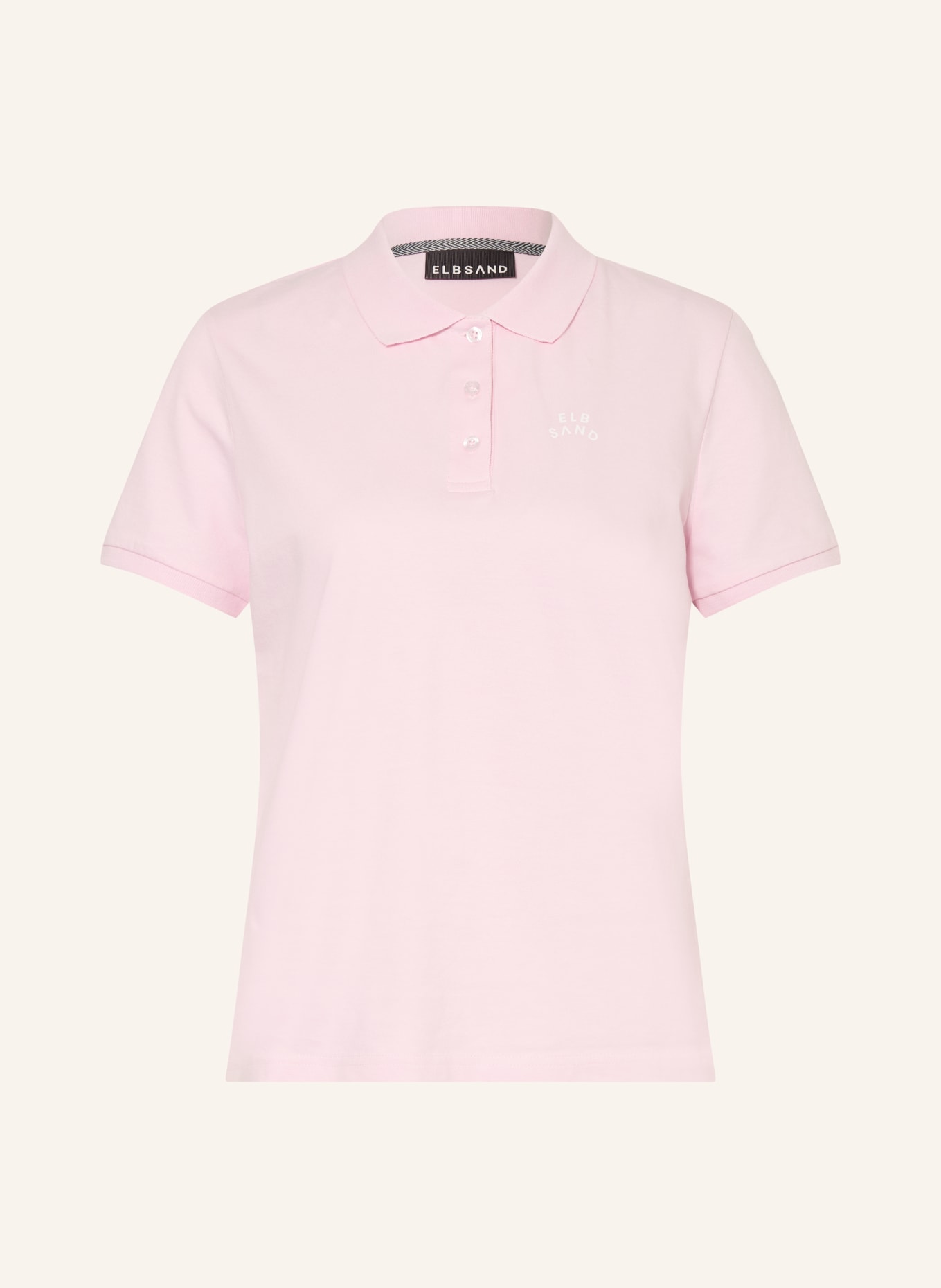 ELBSAND Piqué-Poloshirt STINA: HELLROSA