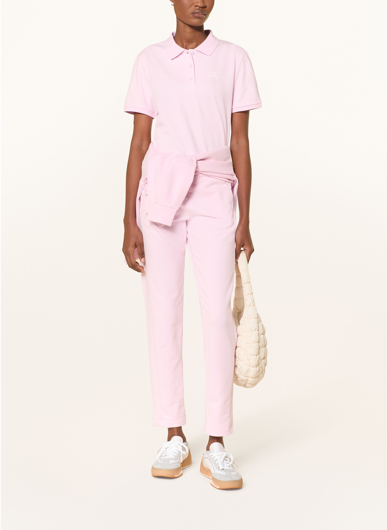 ELBSAND Piqué-Poloshirt STINA: HELLROSA