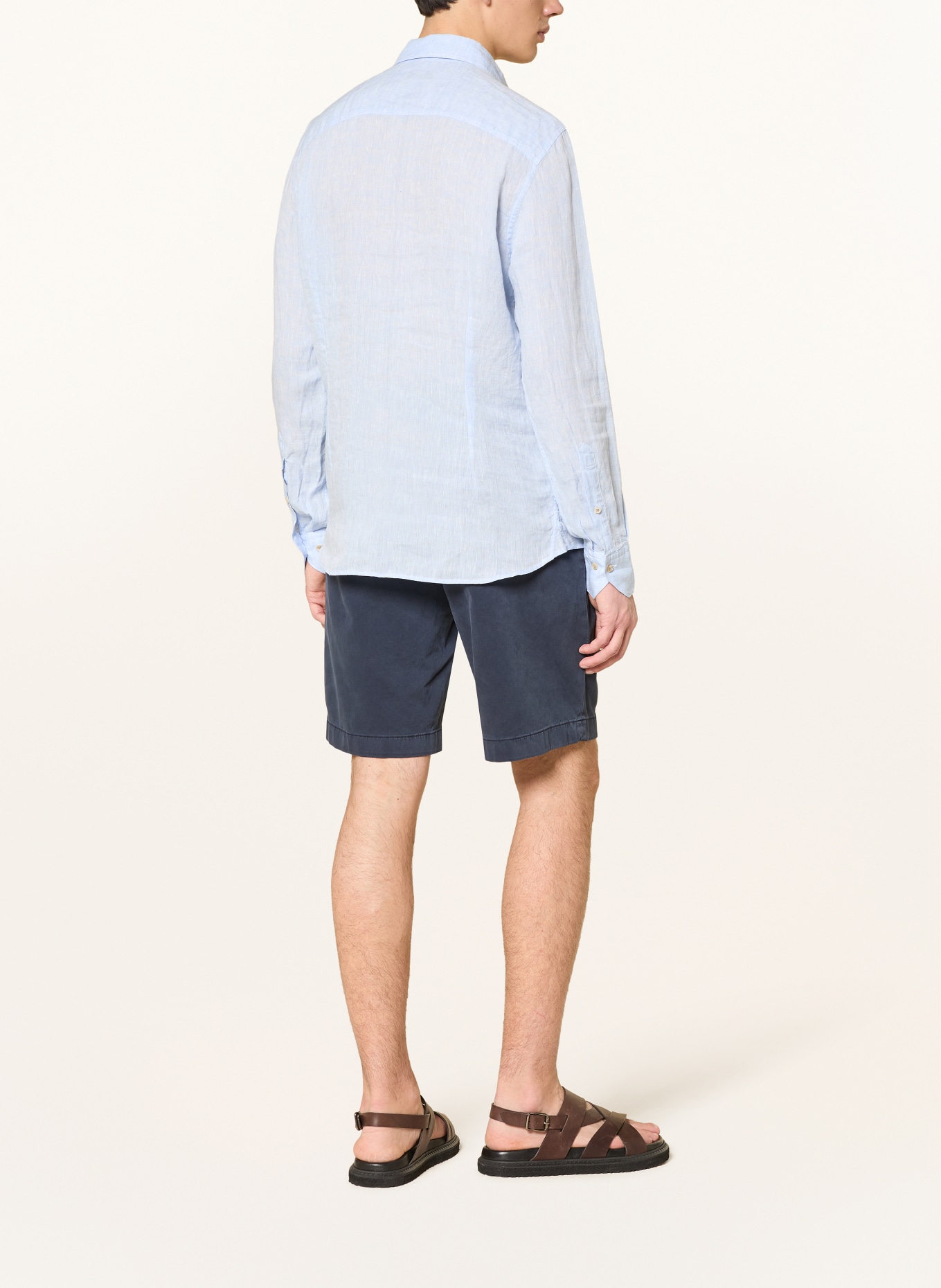 Stenströms Koszula lniana o kroju slimline: JASNONIEBIESKI