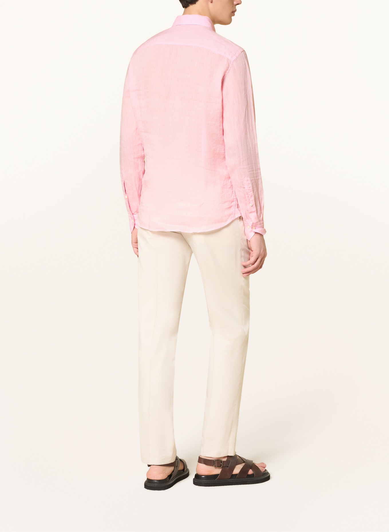 Stenströms Linnen overhemd met slanke pasvorm: ROSE CLAIR