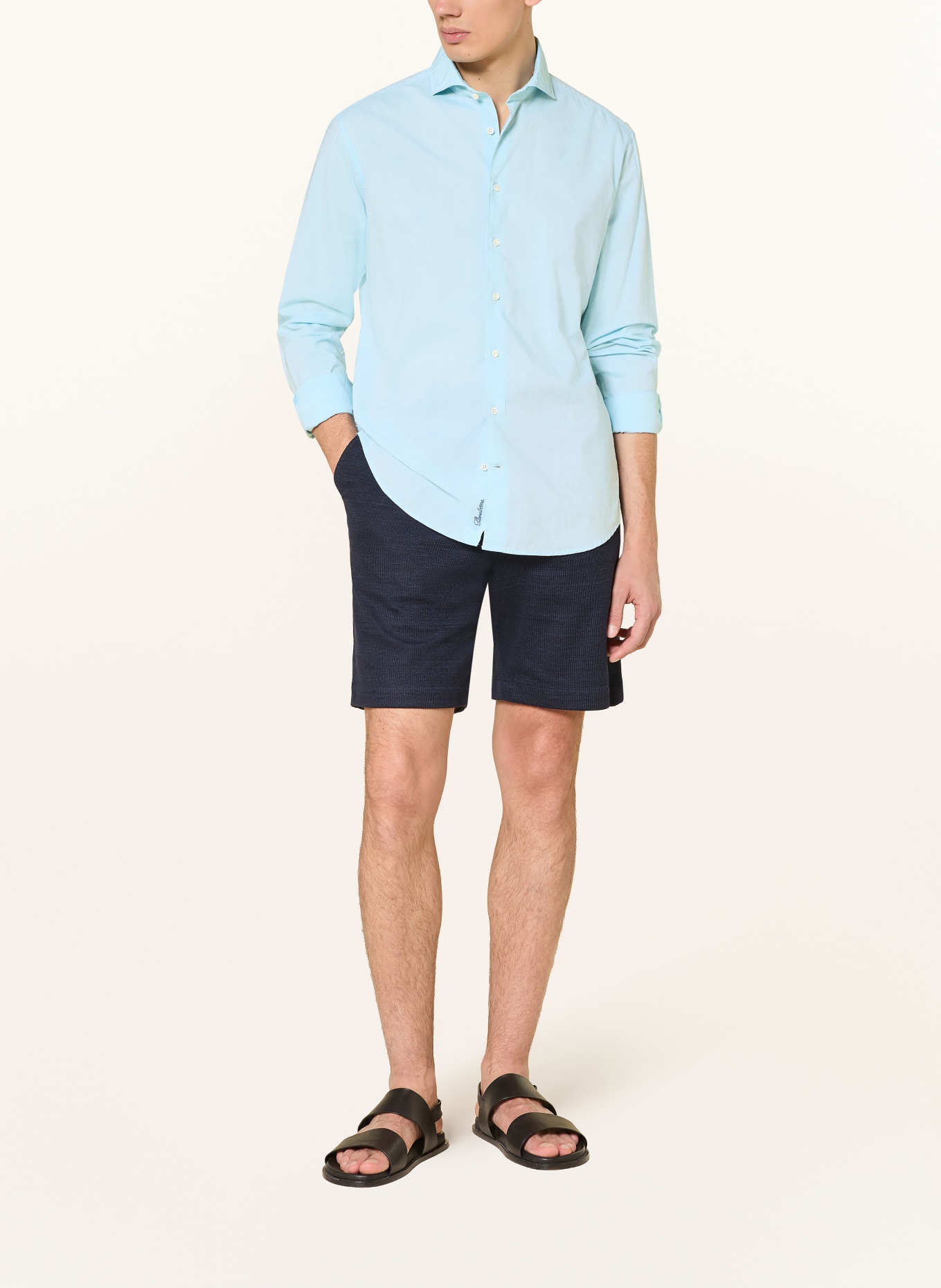 Stenströms Overhemd met normale pasvorm: TURQUOISE