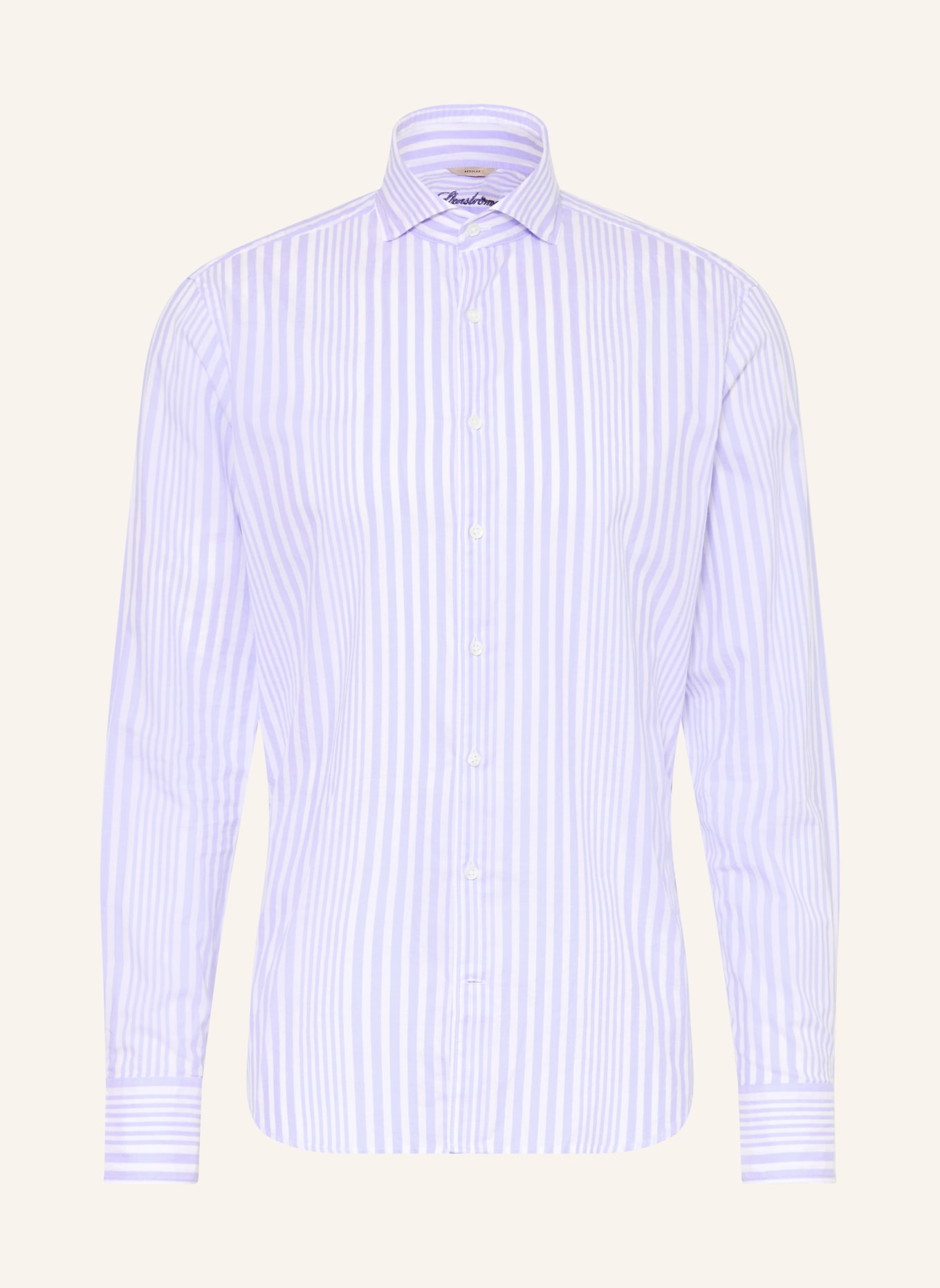 Stenströms Overhemd met normale pasvorm: LICHTBLAUW / WIT