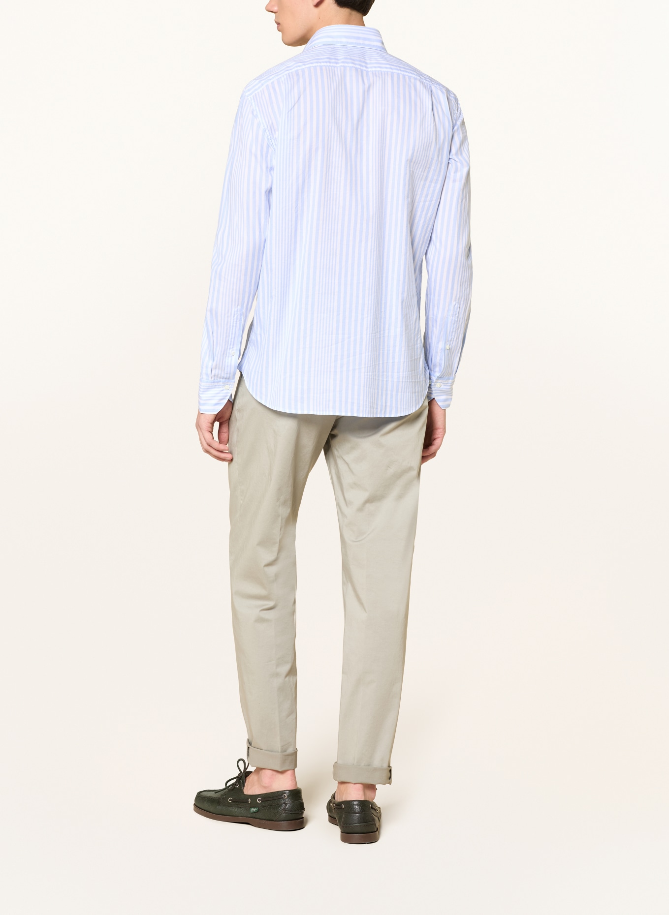 Stenströms Overhemd met normale pasvorm: LICHTBLAUW / WIT