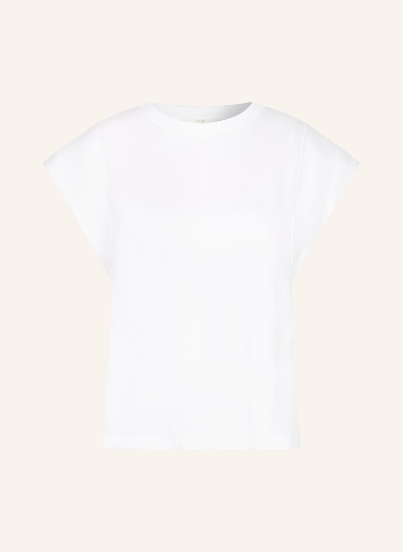 LANIUS sweat top: WHITE