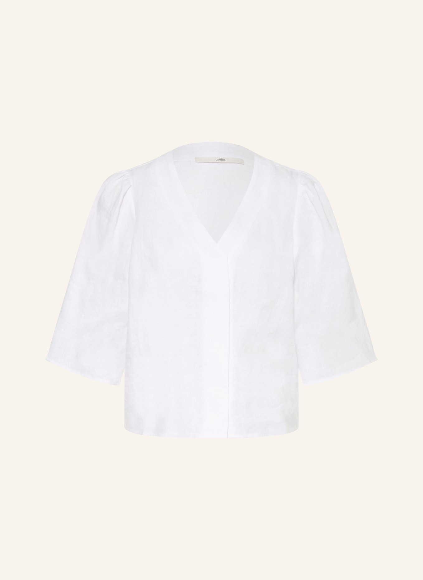LANIUS Blouse met 3/4-mouwen: WIT