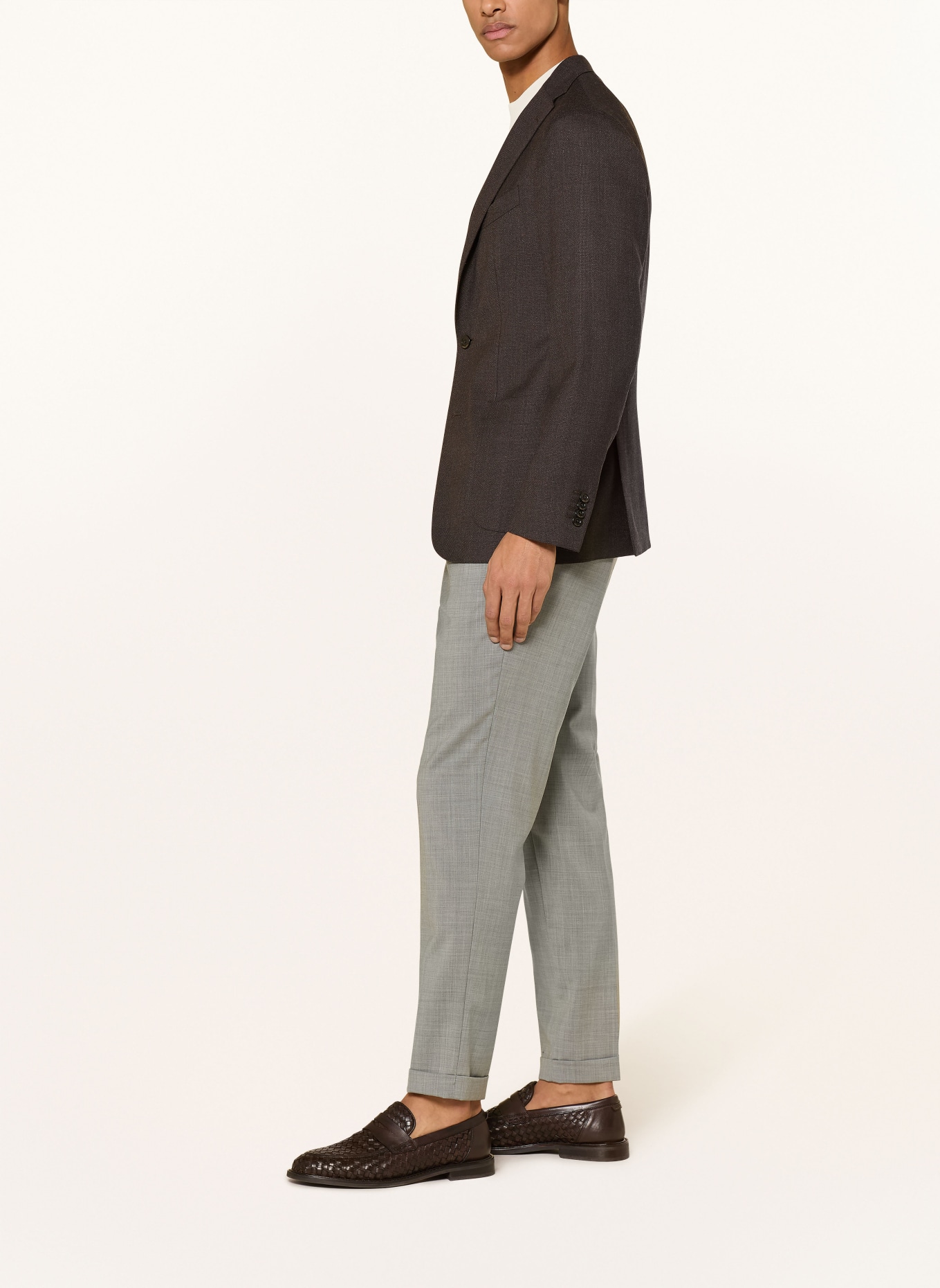 MYTHS Pantalon ZEUS coupe extra slim: GRIS