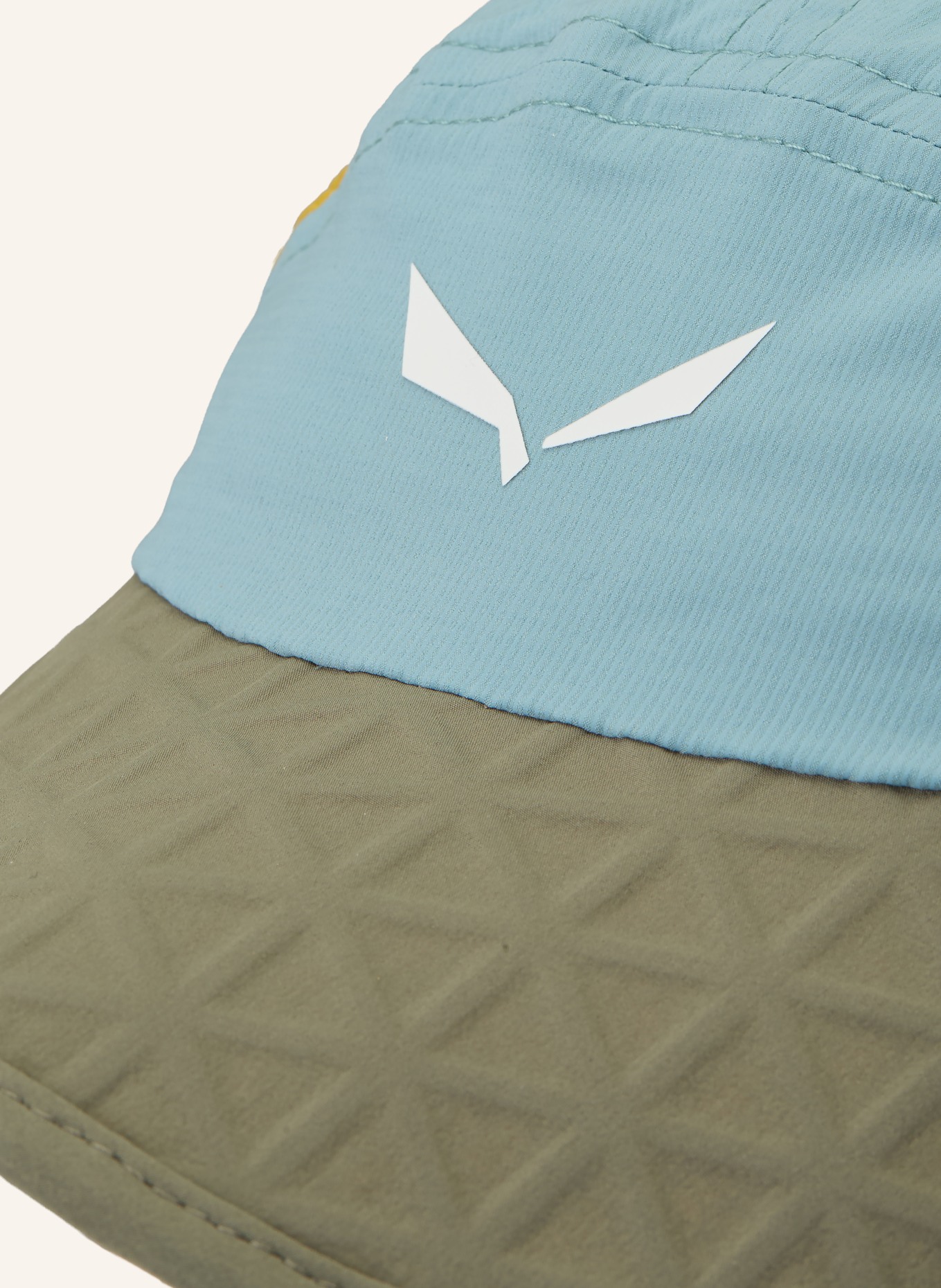 SALEWA Czapka PEDROC 2 DST LIGHT: KHAKI / CIEMNOŻÓŁTY / JASNONIEBIESKI