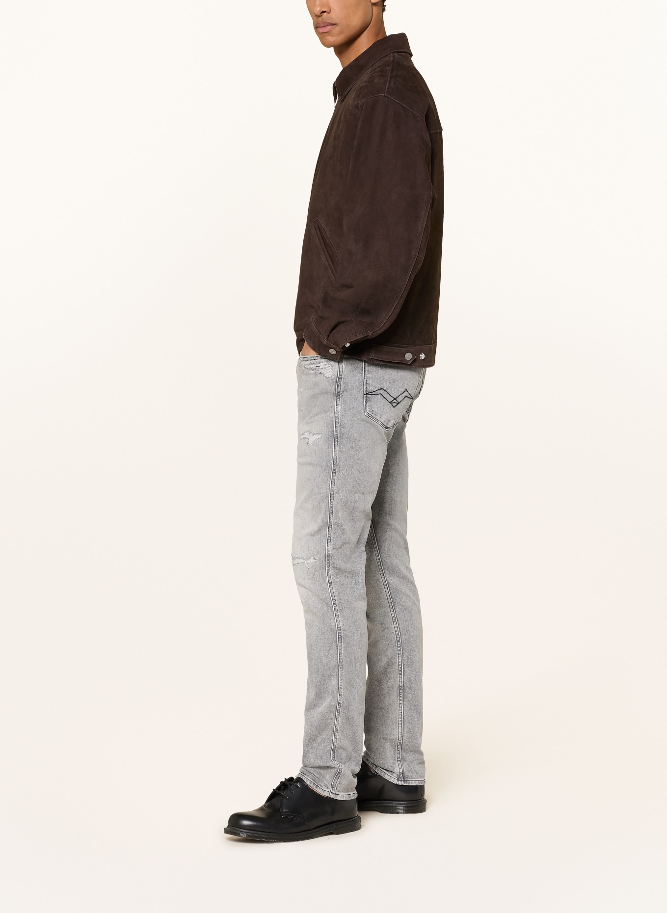 REPLAY Destroyed Jeans ANBASS Slim Fit: 096 096