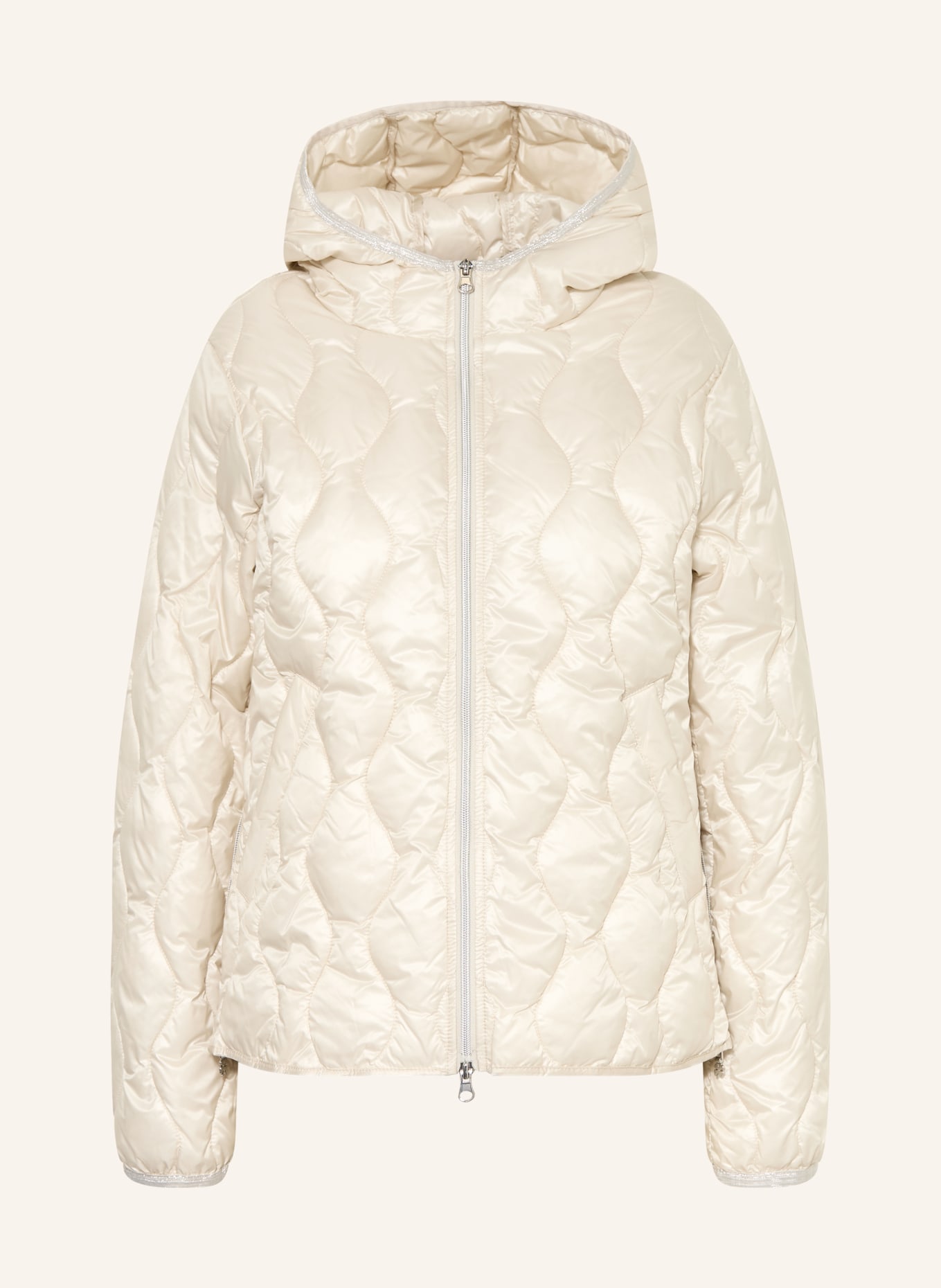 CARTOON quilted jacket: ECRU