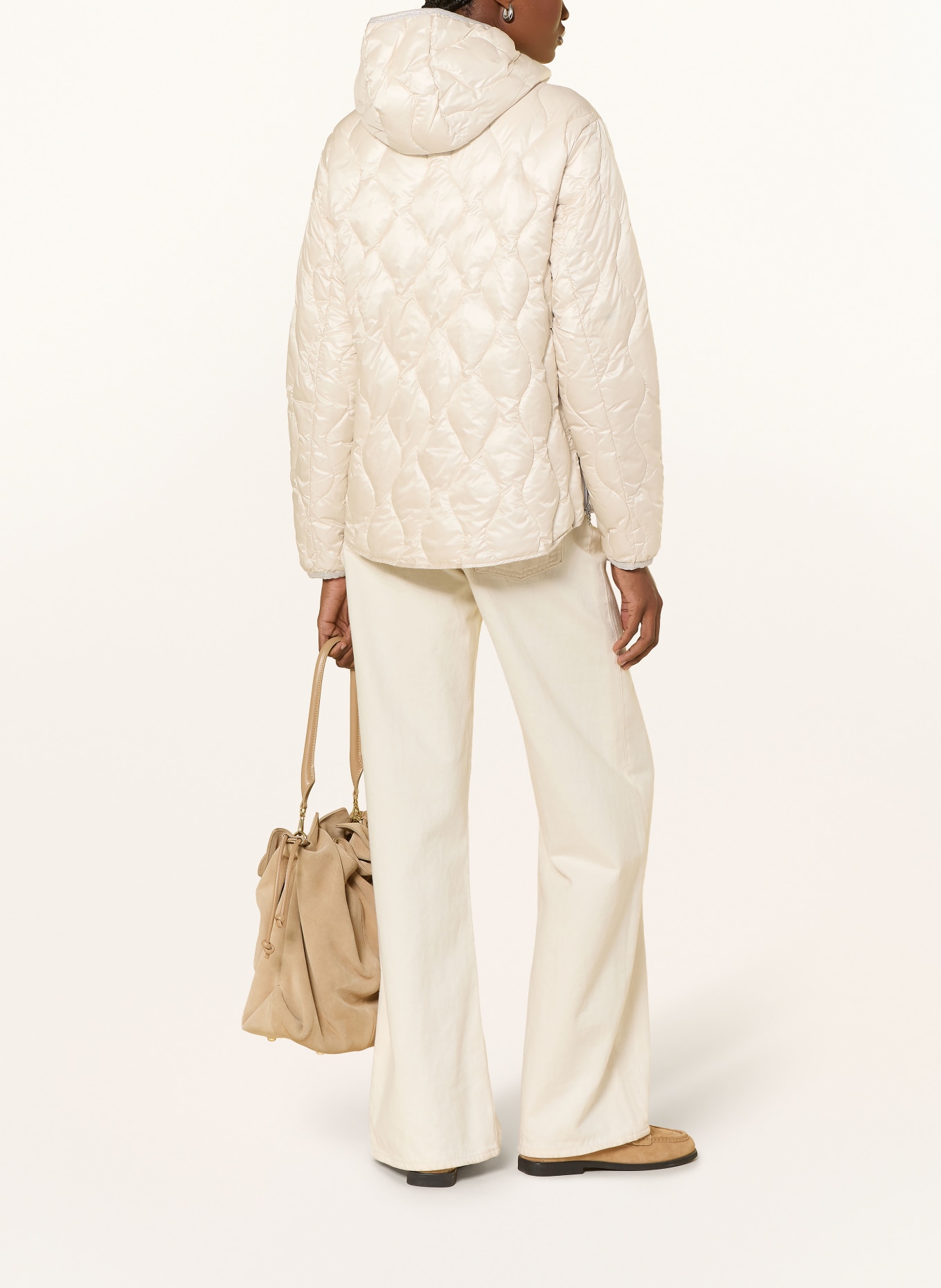 CARTOON quilted jacket: ECRU