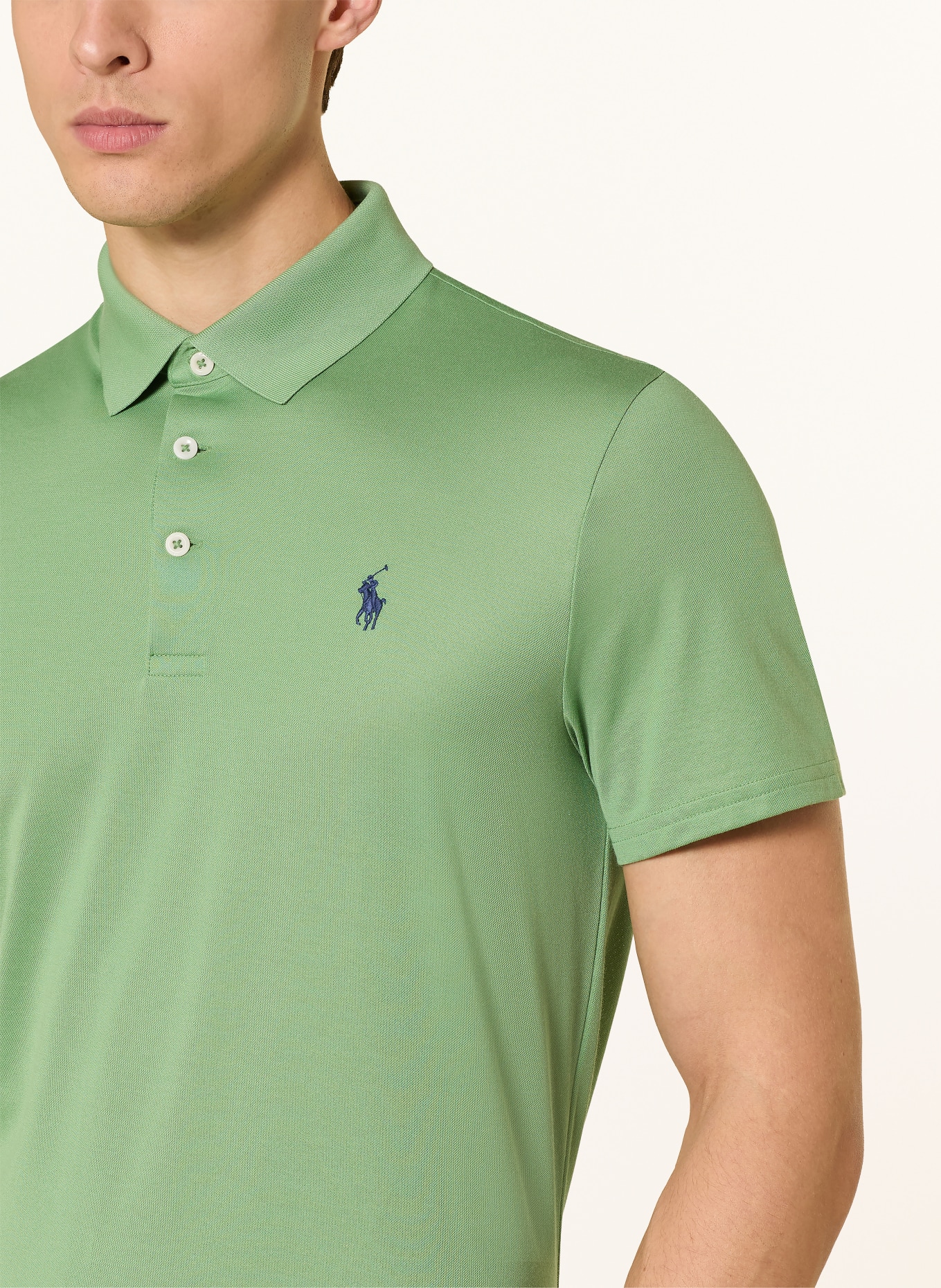 RLX RALPH LAUREN Functional polo shirt: GREEN