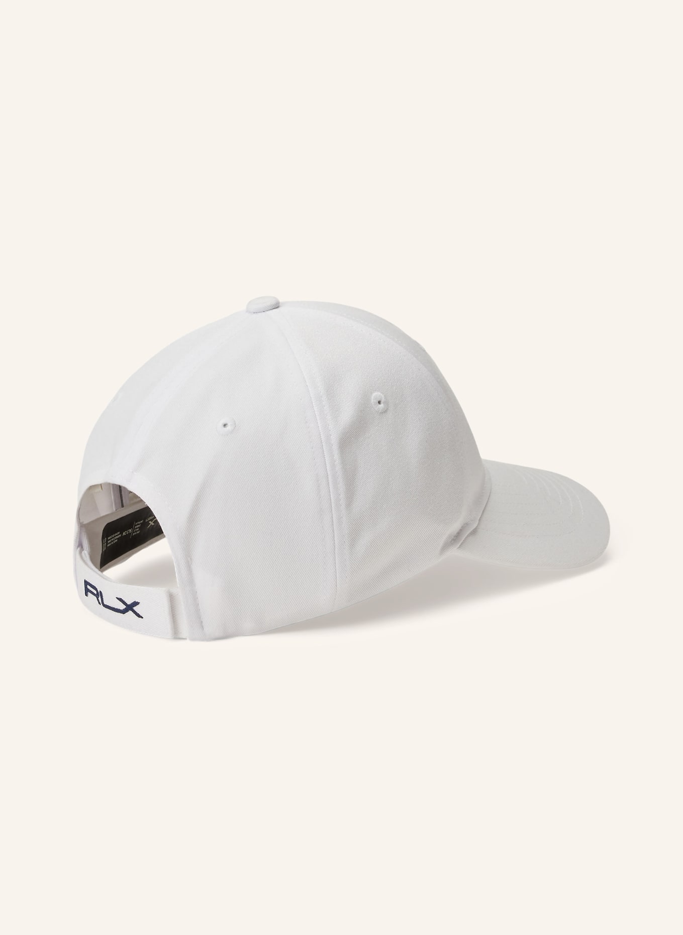 RLX RALPH LAUREN Cap: WEISS / CAMEL / HELLGRÜN