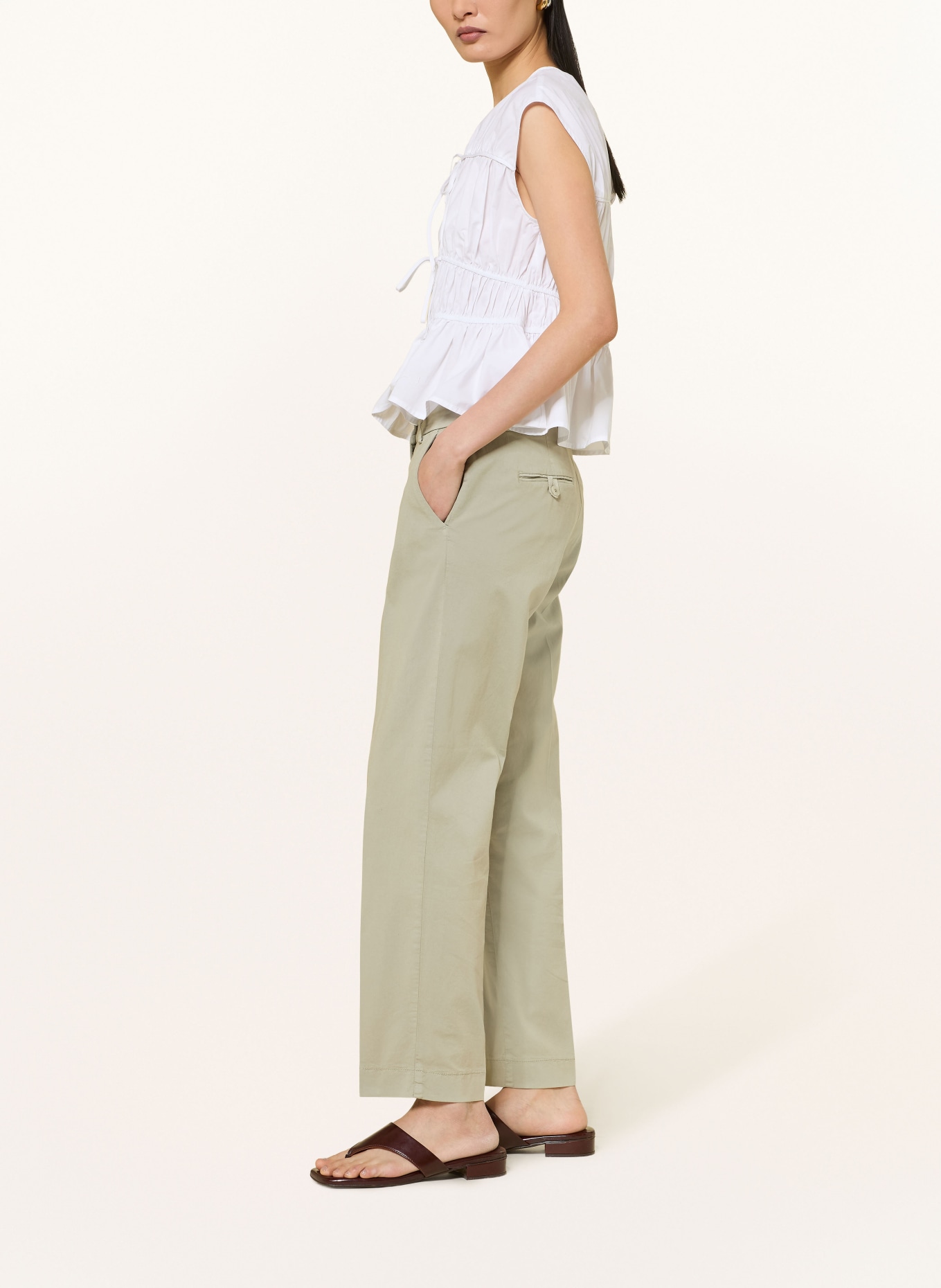 CAMBIO Chinosy KIANA: OLIWKOWY