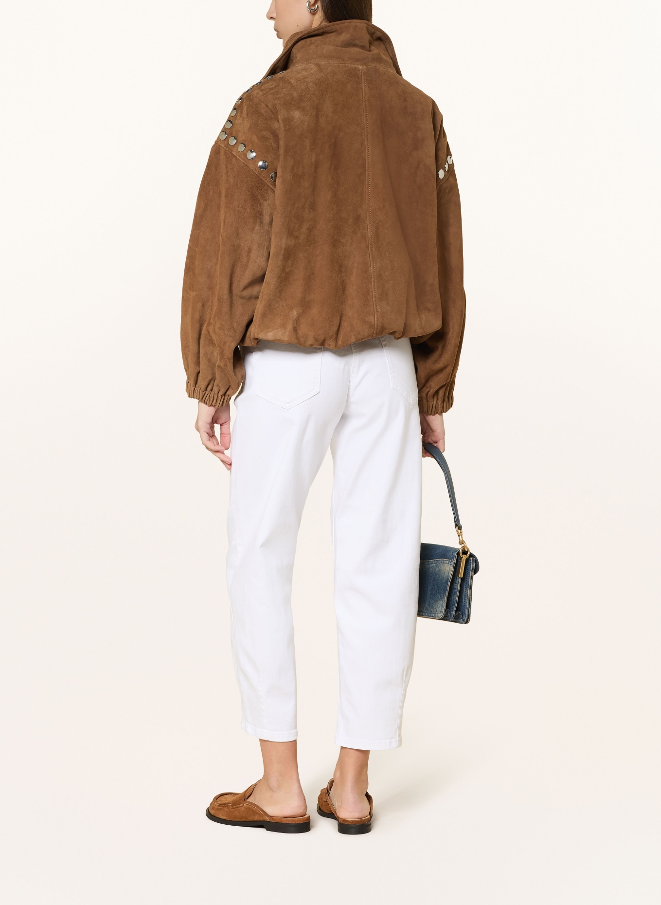 CAMBIO Dżinsy z rozszerzanymi nogawkami ELIN: 5113 pure white stone