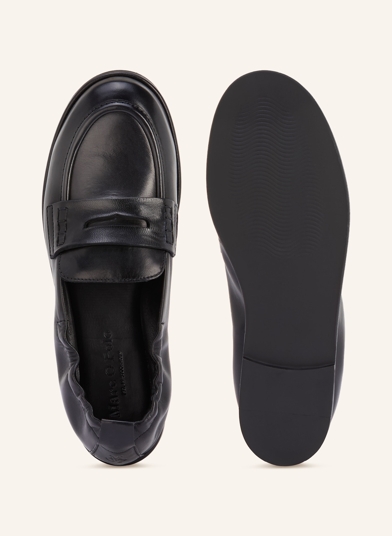 Marc O'Polo mocassins: NOIR