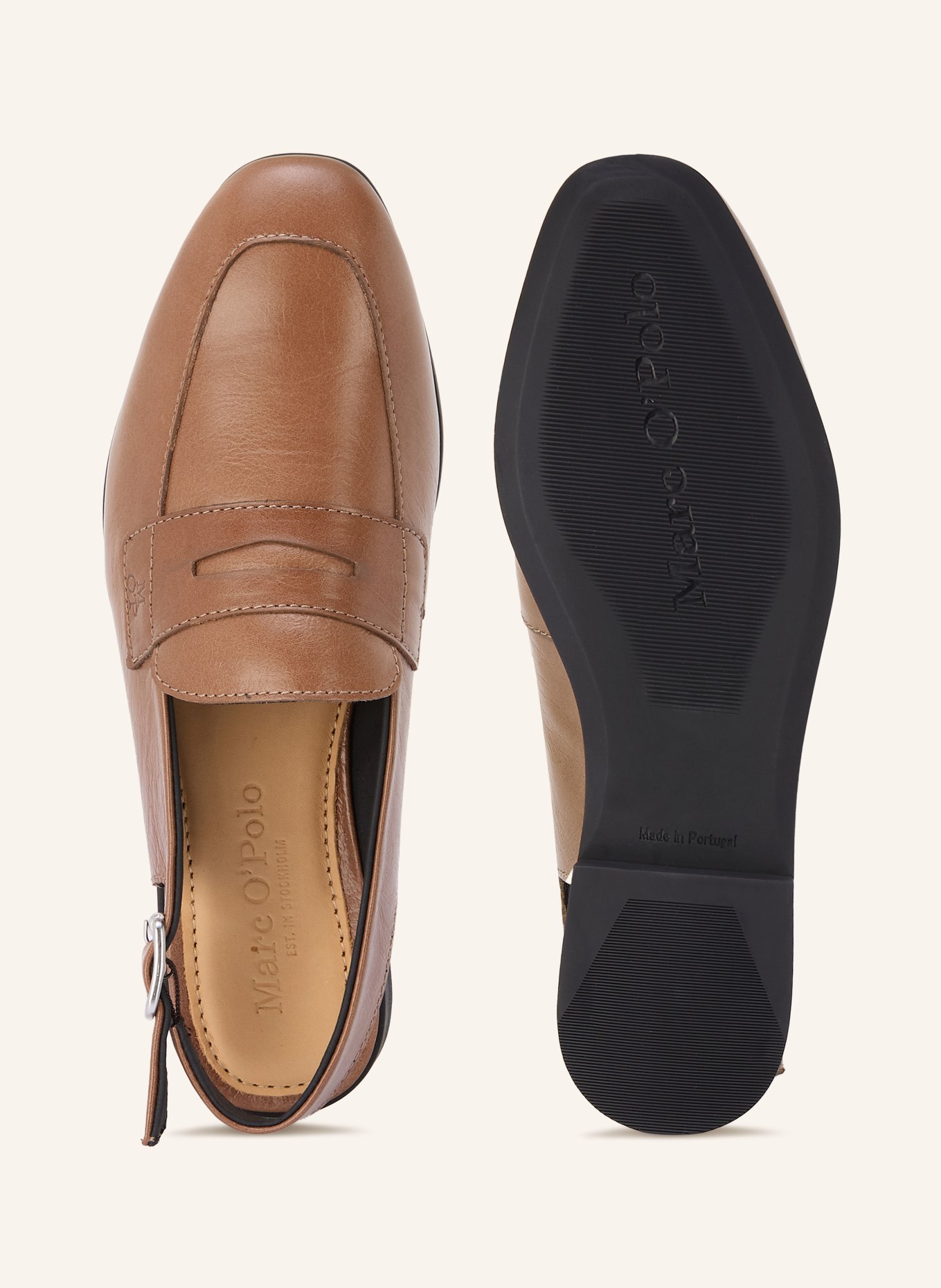 Marc O'Polo Slingloafer: BRAUN