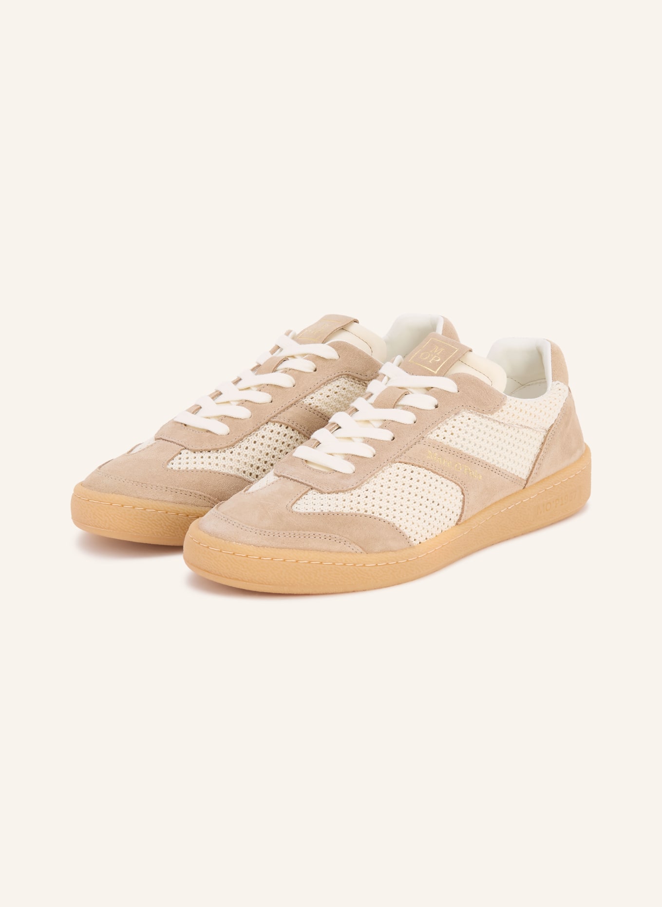 Marc O'Polo baskets: CRÈME / TAUPE