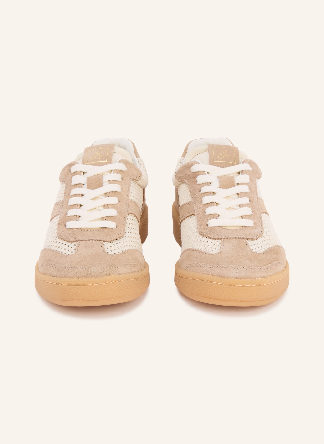 Marc O'Polo baskets: CRÈME / TAUPE