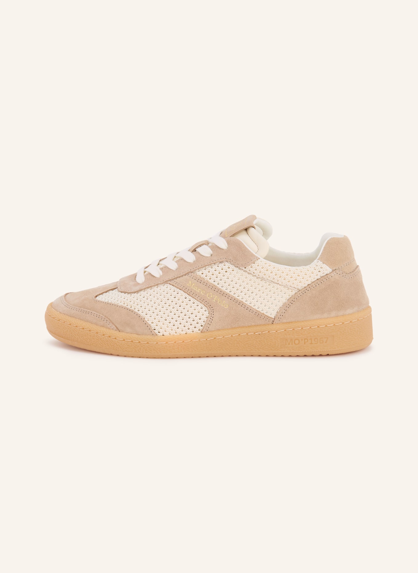 Marc O'Polo baskets: CRÈME / TAUPE