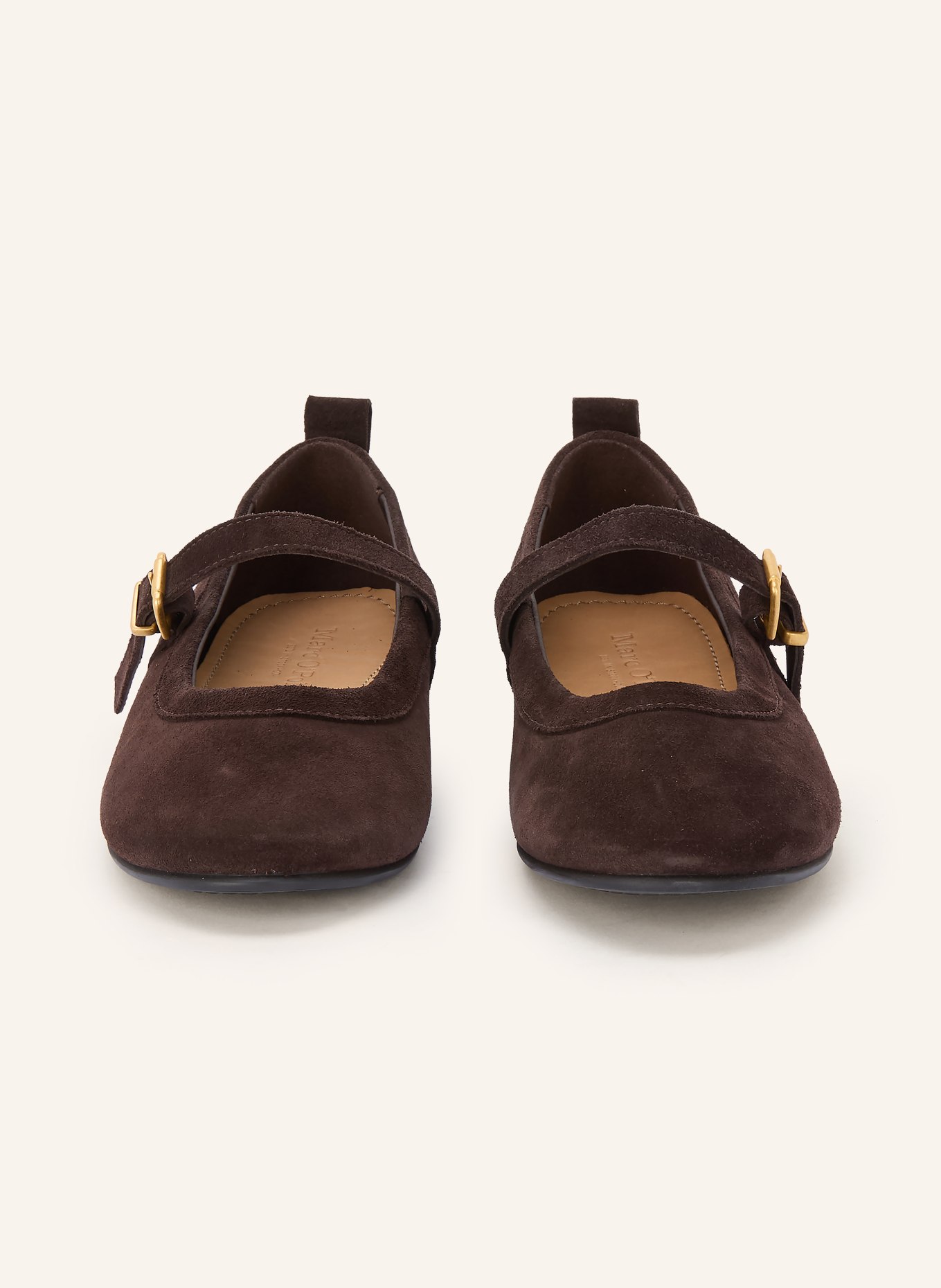 Marc O'Polo Mary-Jane-Ballerinas: DUNKELBRAUN