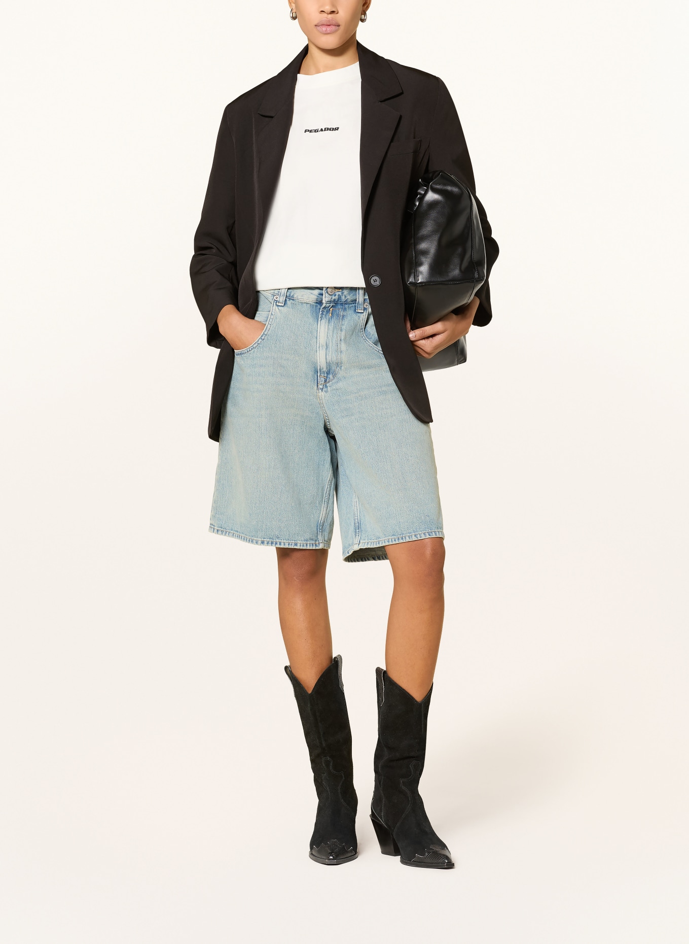 REPLAY Jeansbermuda's: 010 LIGHT BLUE