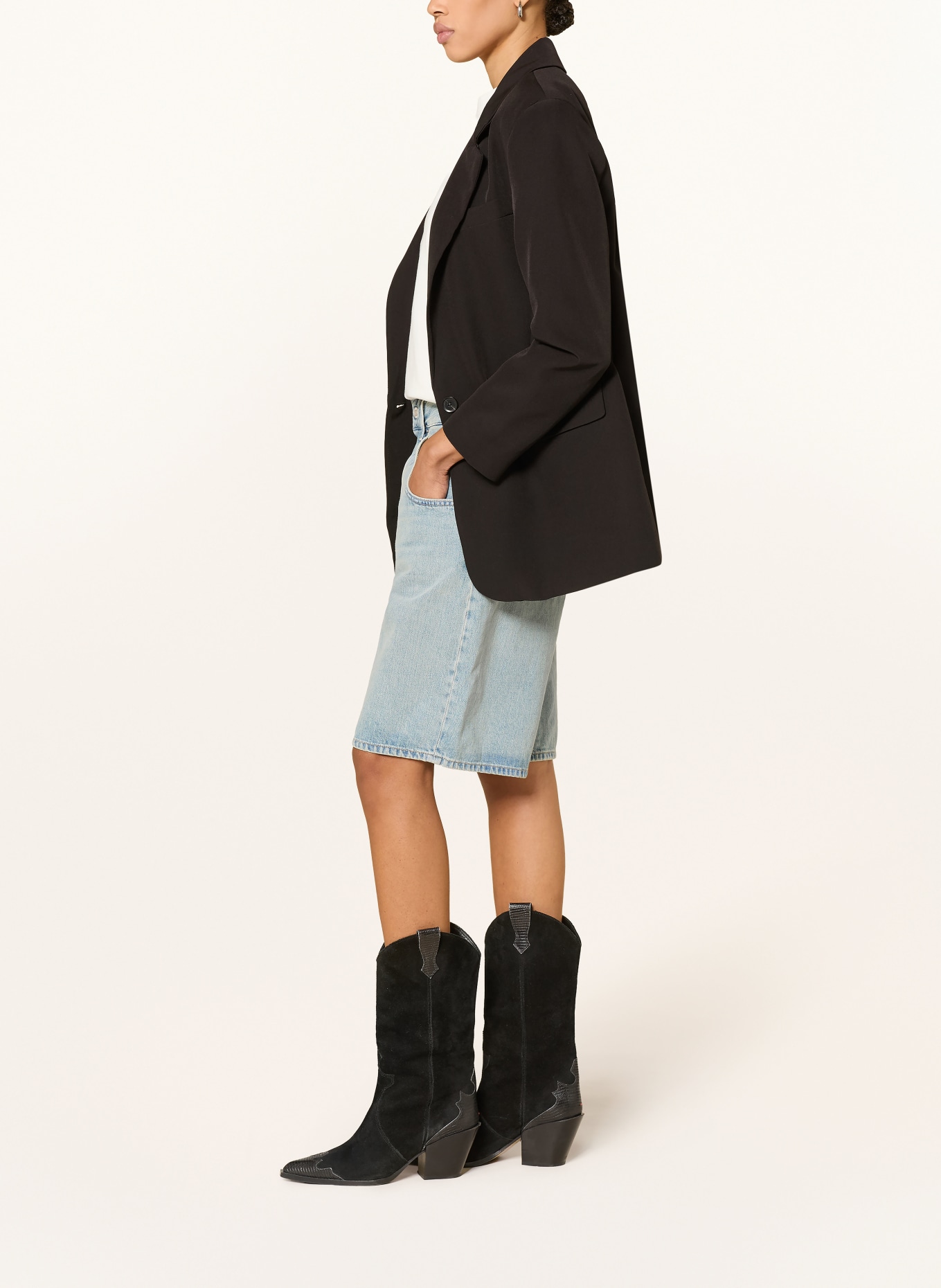 REPLAY Jeansbermuda's: 010 LIGHT BLUE