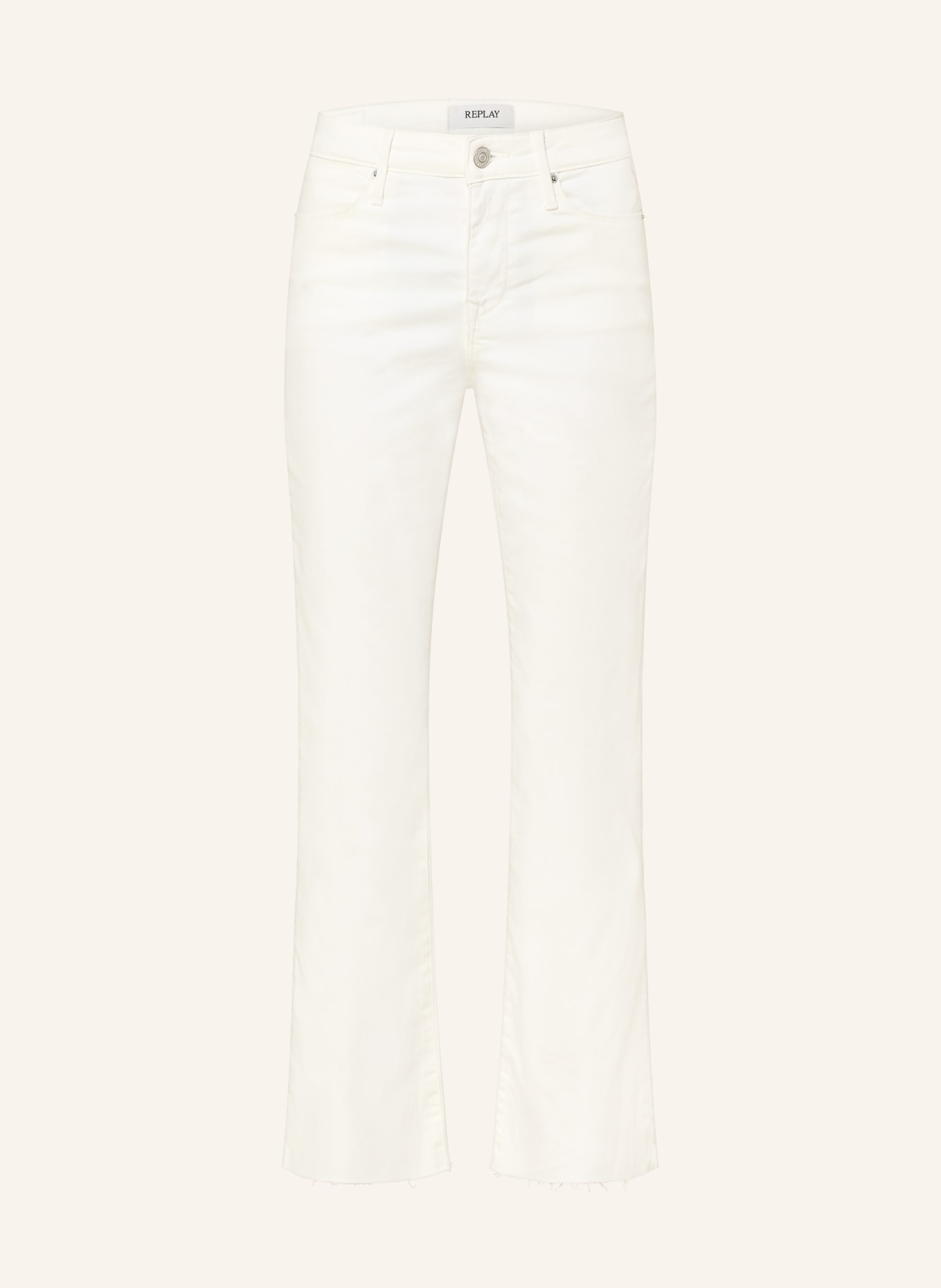 REPLAY Cropped jeans ZOLIE: 011 NATURAL WHITE