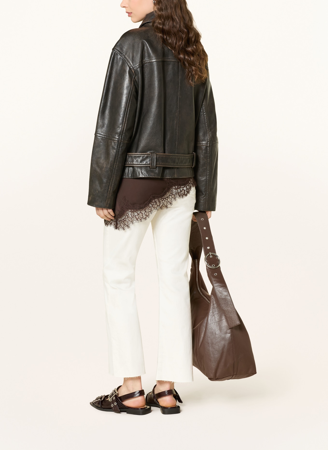 REPLAY Cropped jeans ZOLIE: 011 NATURAL WHITE