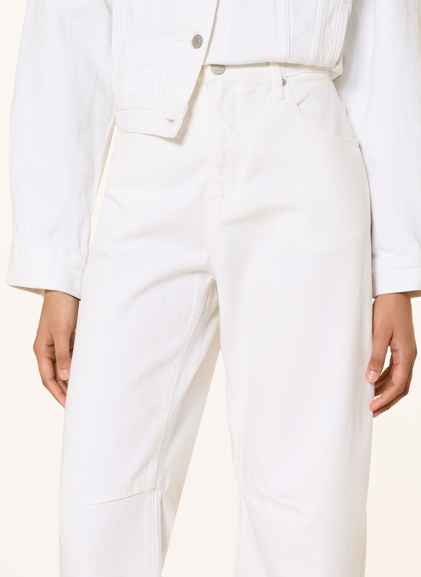 REPLAY Barrel Jeans JANIE: 011 NATURAL WHITE