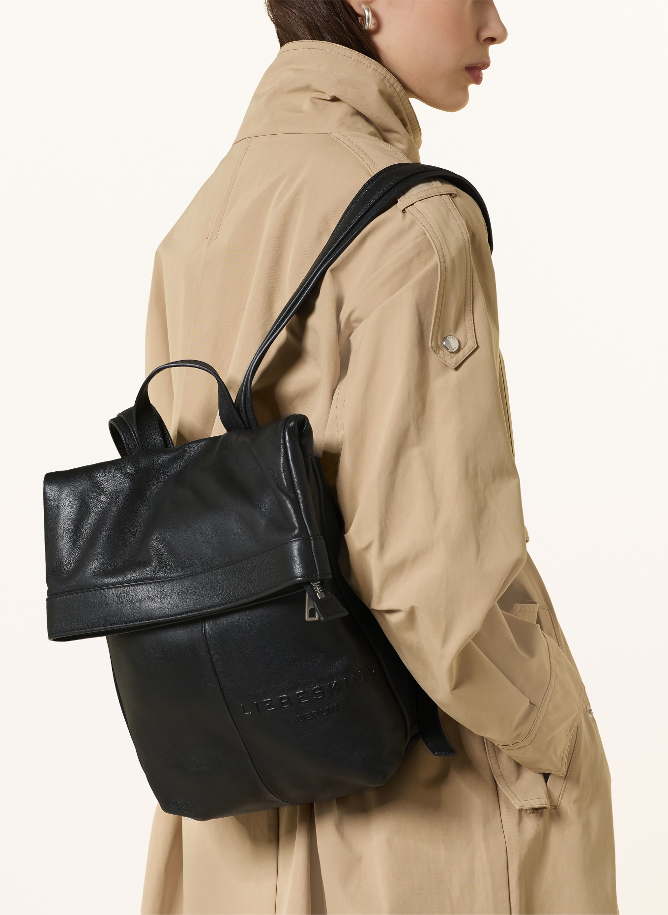 LIEBESKIND Rugzak ELVIRA MEDIUM: ZWART