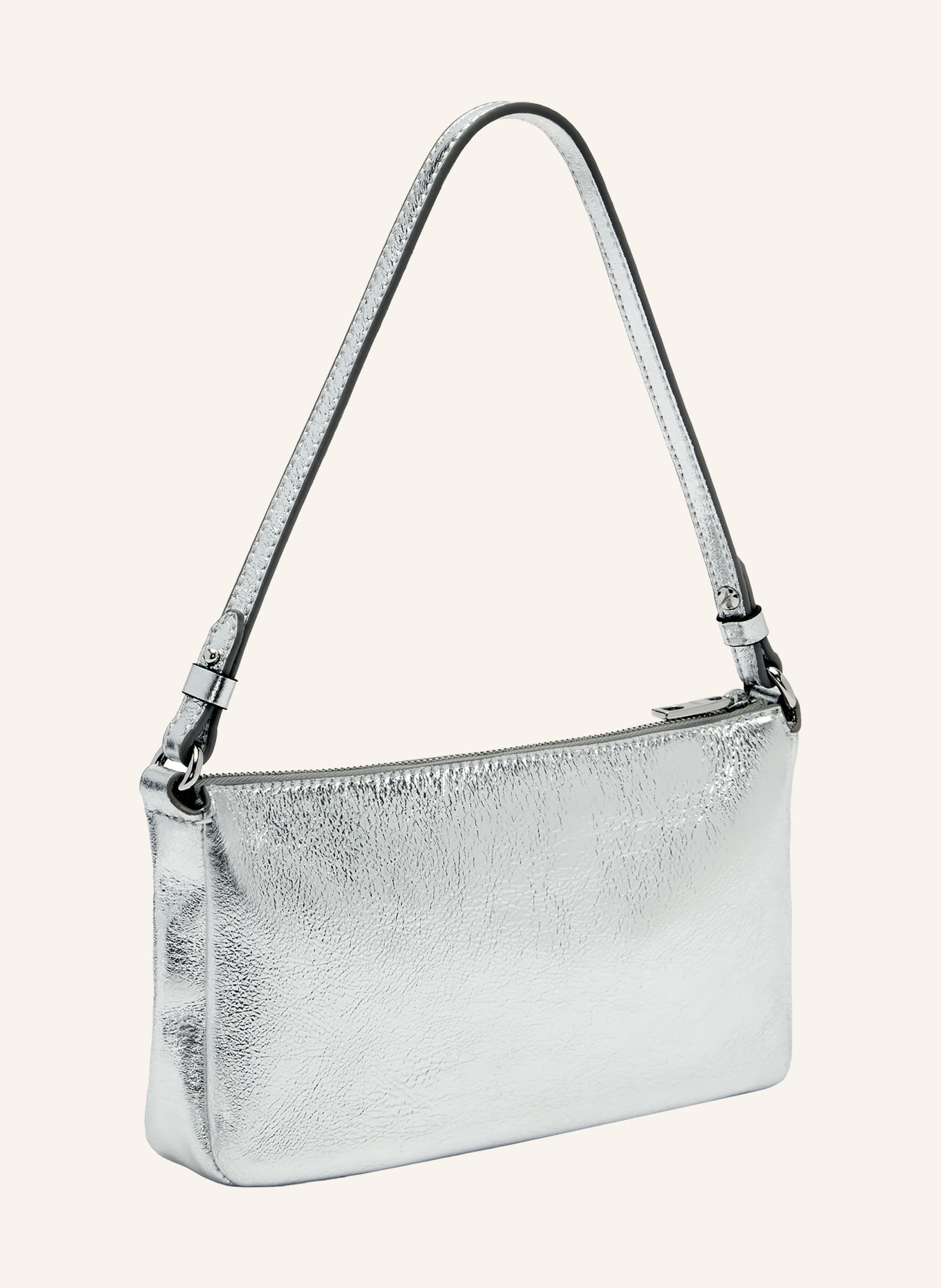 LIEBESKIND Schultertasche RYKER SMALL: SILBER