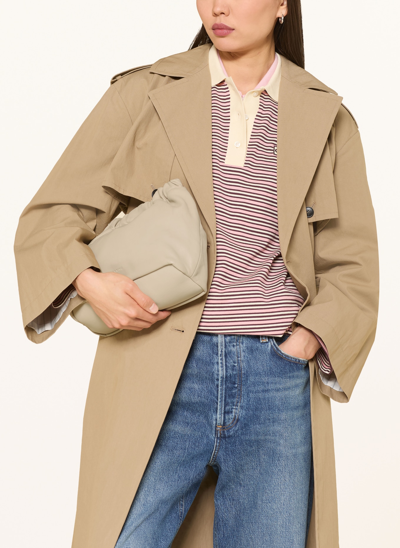 LIEBESKIND Torba na ramię CLOUD II SMALL: BEŻOWY