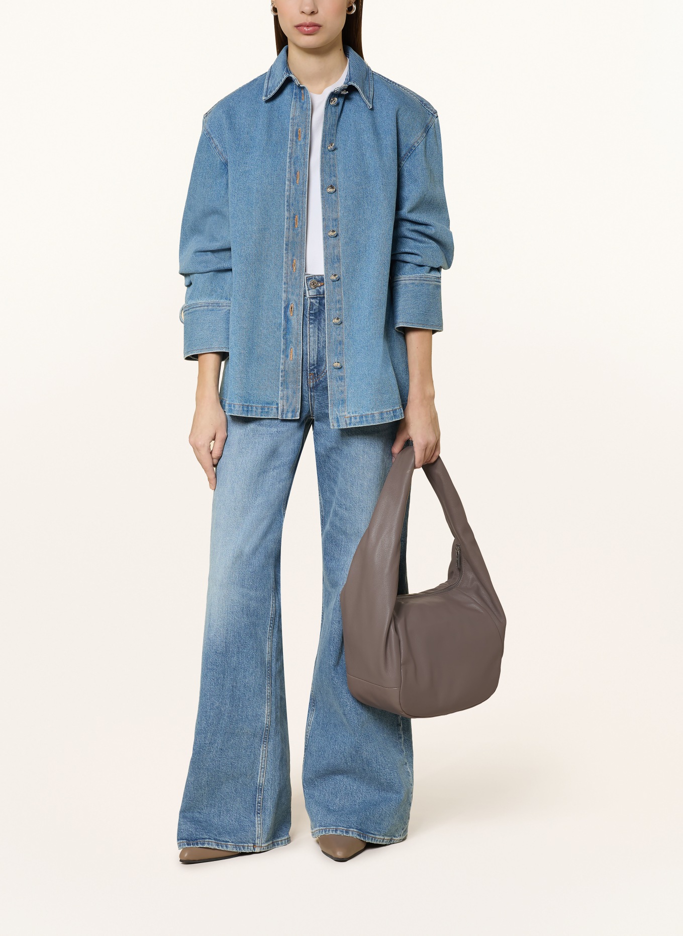 LIEBESKIND Torebka FARRAH MEDIUM: SZAROBRĄZOWY