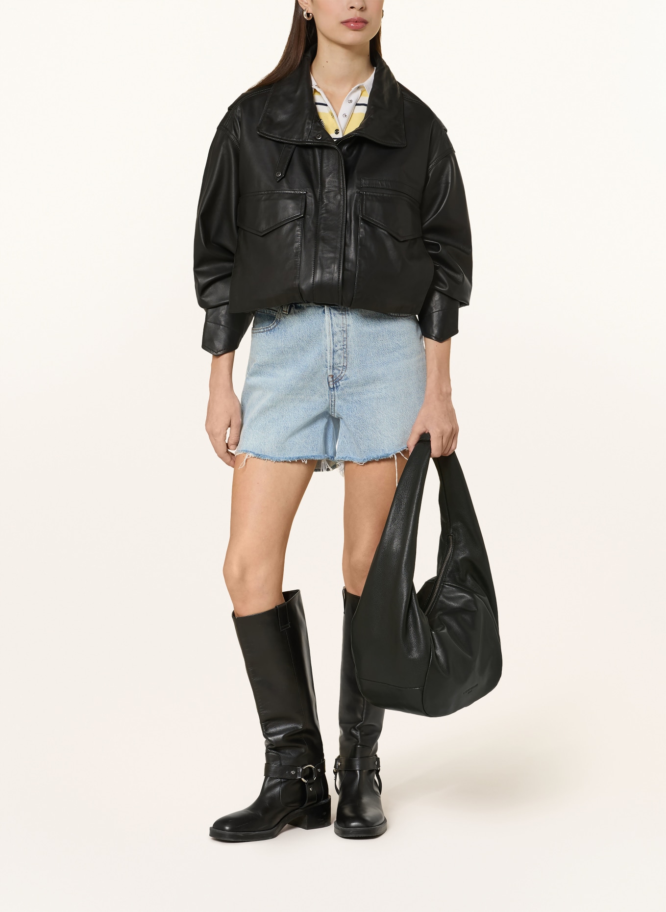 LIEBESKIND Handtas FARRAH MEDIUM: ZWART