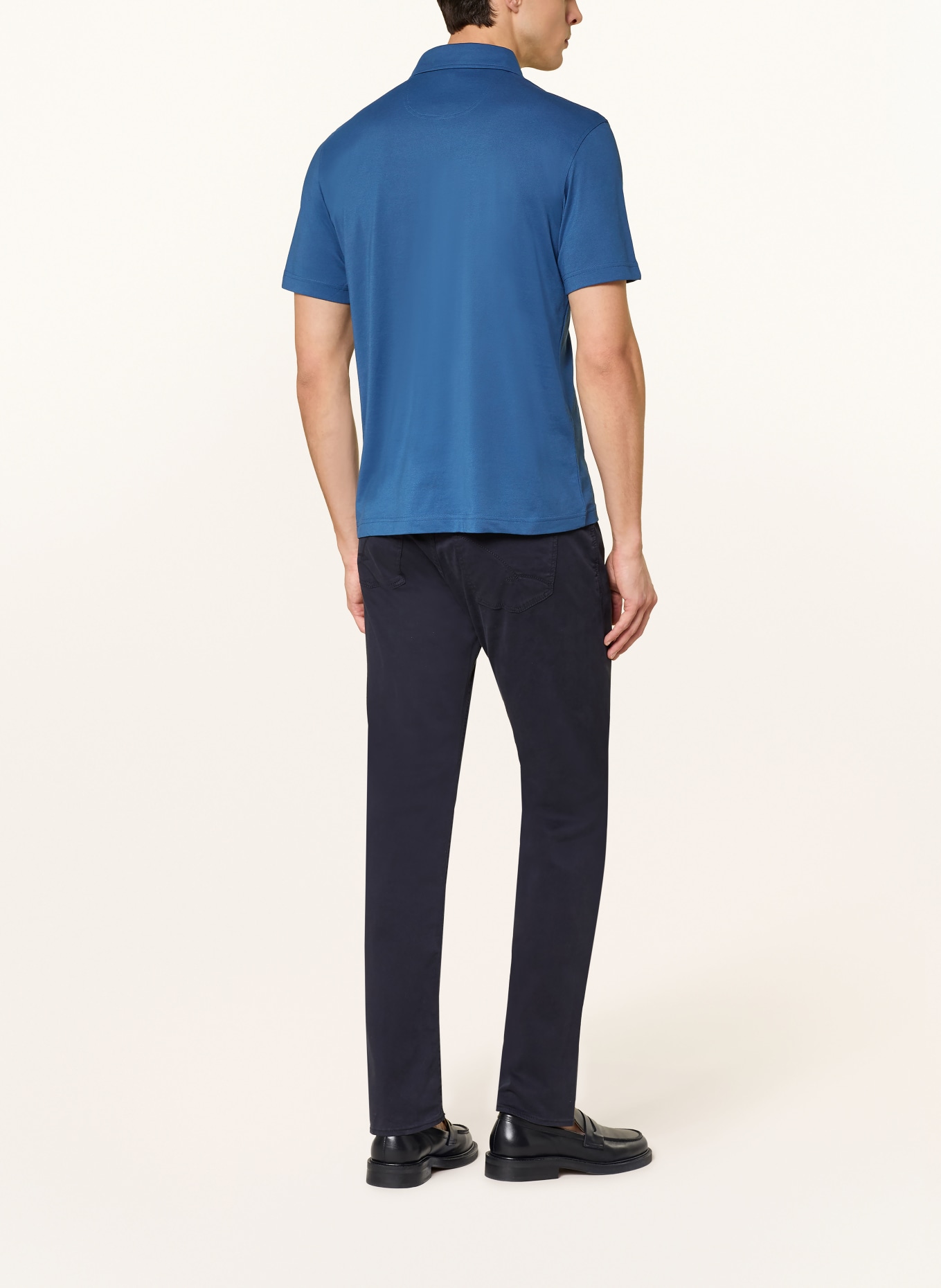 BRAX Piqué polo shirt PEPE: BLUE