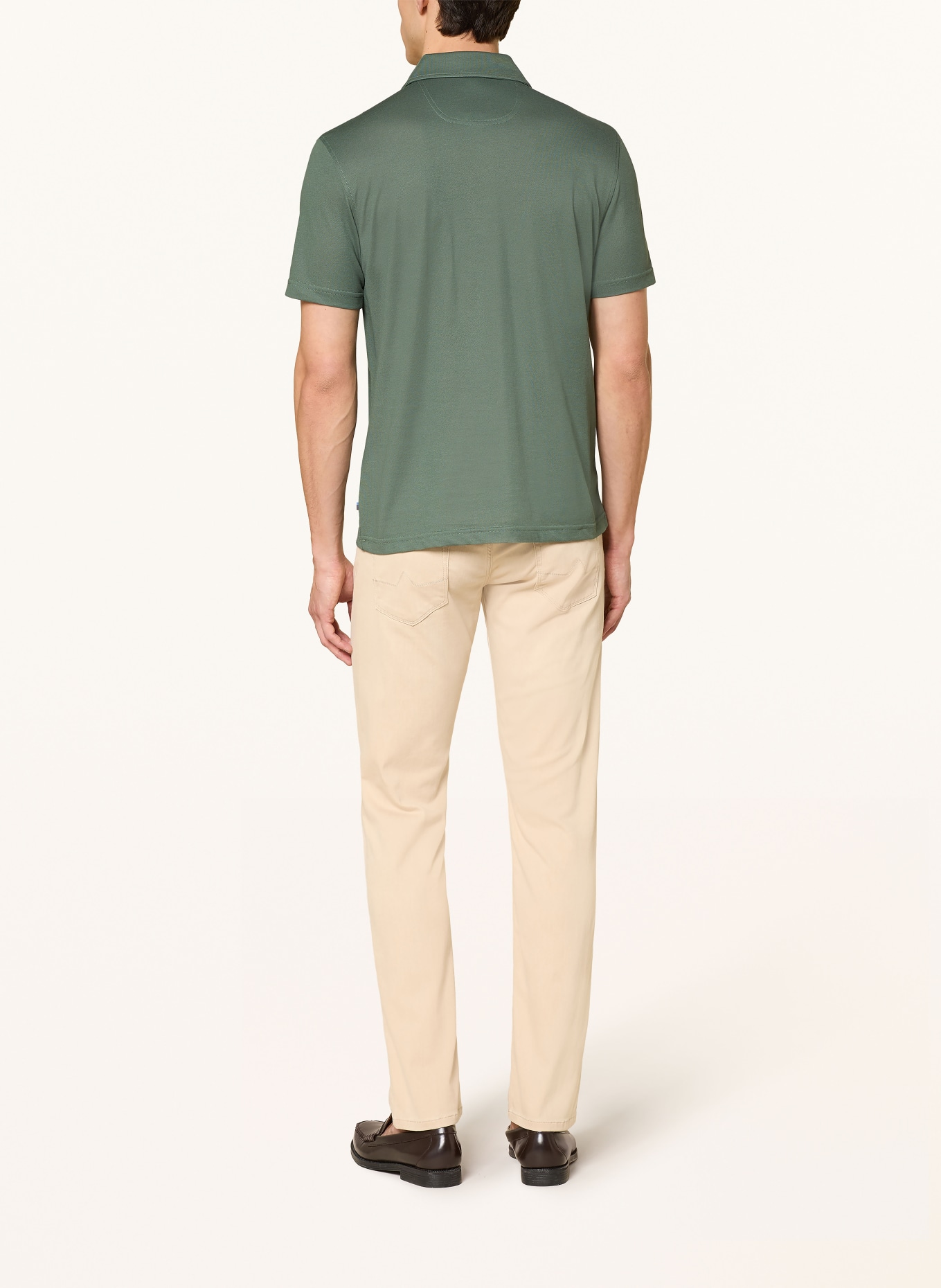 BRAX Piqué poloshirt PEPE: GROEN