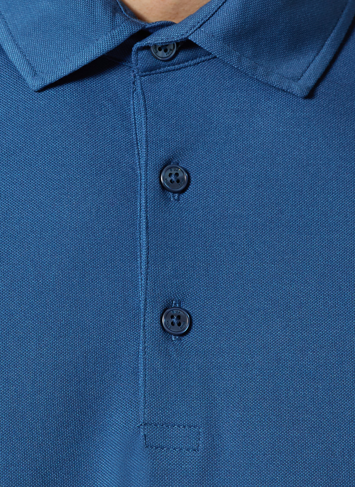 BRAX Piqué polo shirt PEPE: BLUE