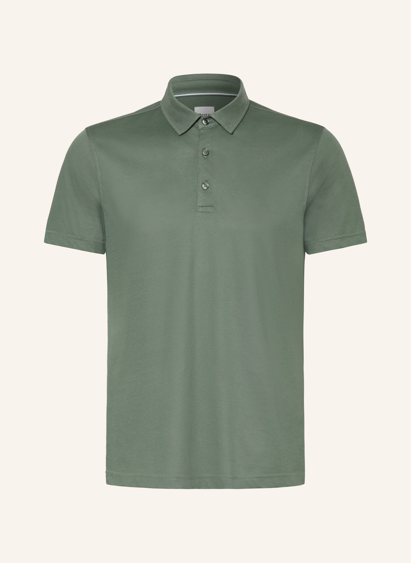 BRAX Piqué polo shirt PEPE: OLIVE