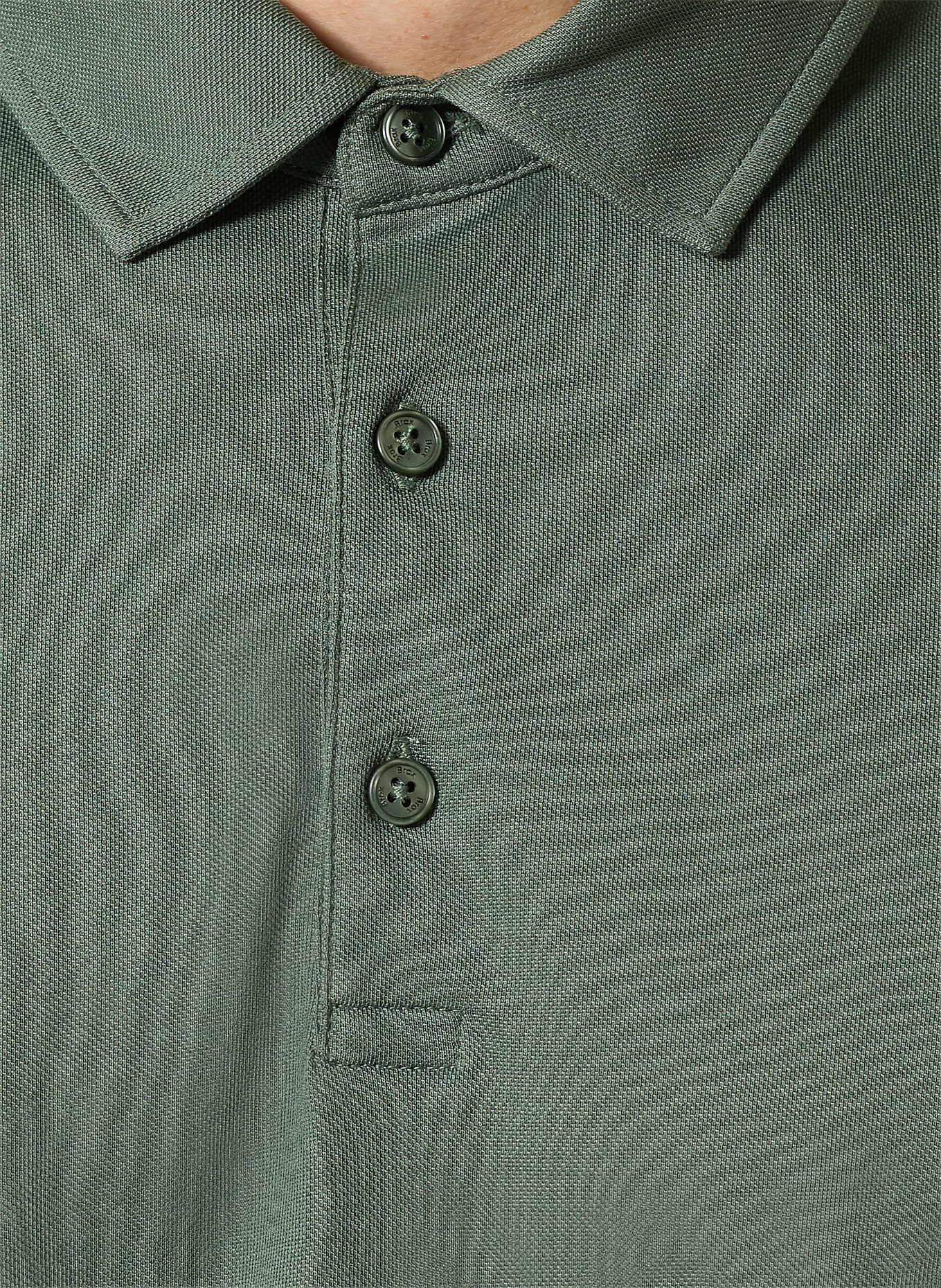 BRAX Piqué polo shirt PEPE: OLIVE