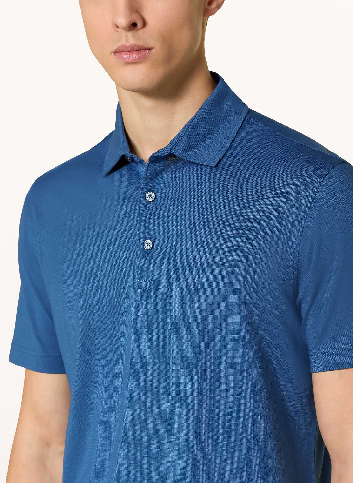 BRAX Polo piqué PEPE: BLEU