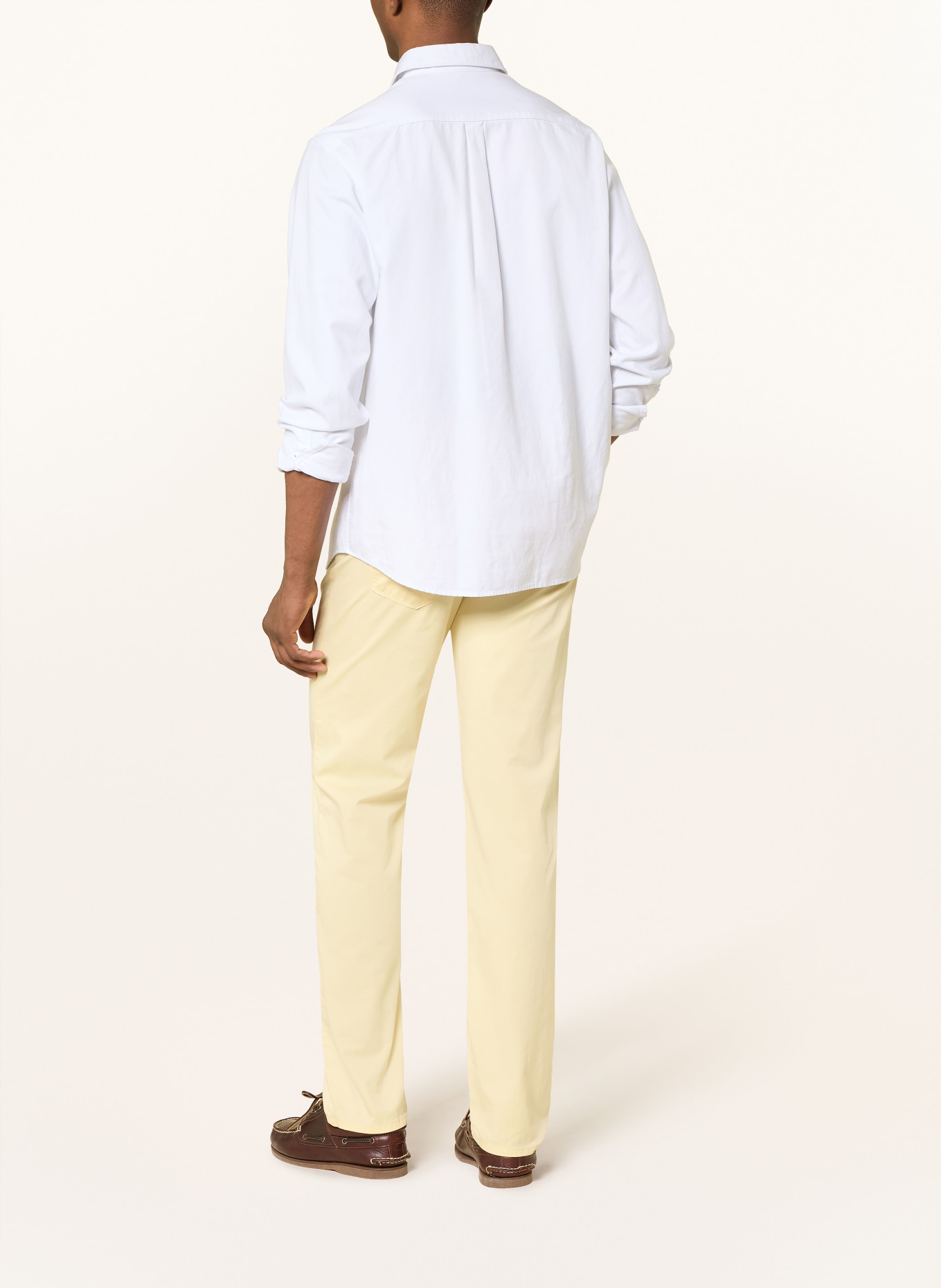 BRAX Pantalon CADIZ coupe slim: JAUNE CLAIR