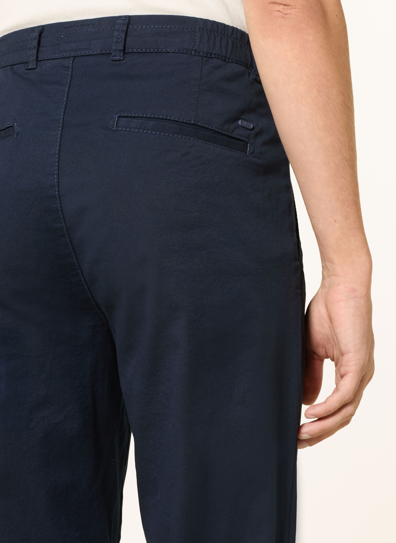 BRAX Chino TINO Regular Fit: DONKERBLAUW