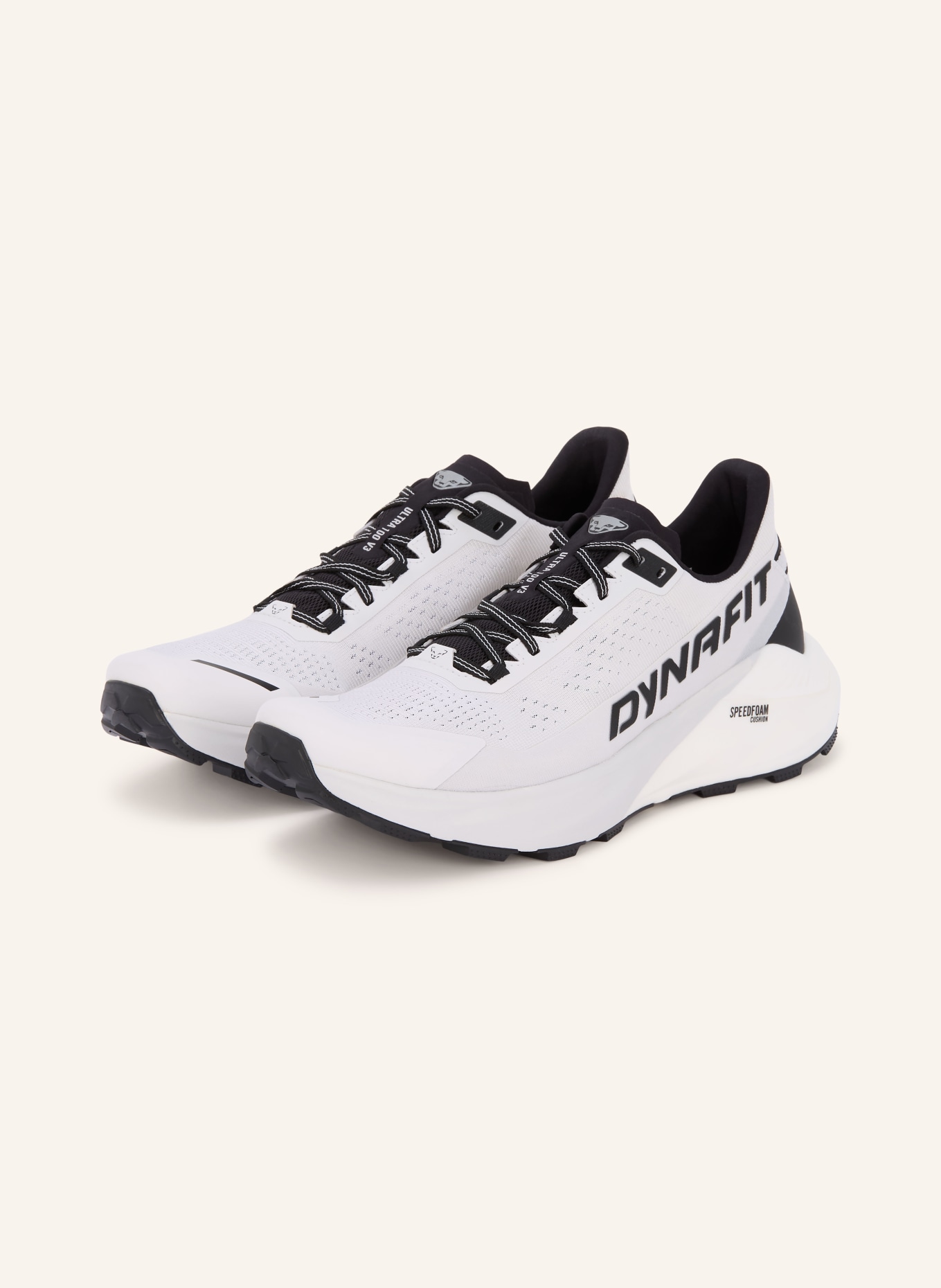 DYNAFIT ULTRA 100 V3 trail running shoes: WHITE / BLACK