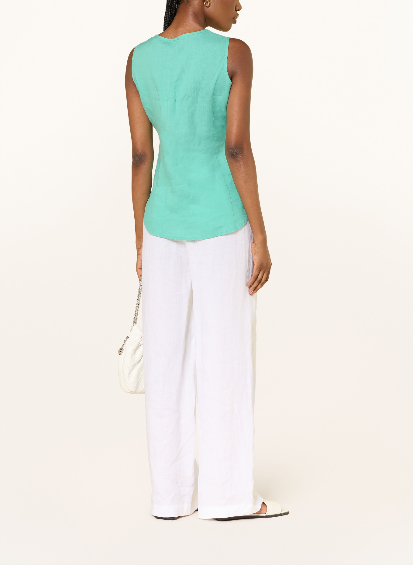 lilienfels Leinentop: TÜRKIS