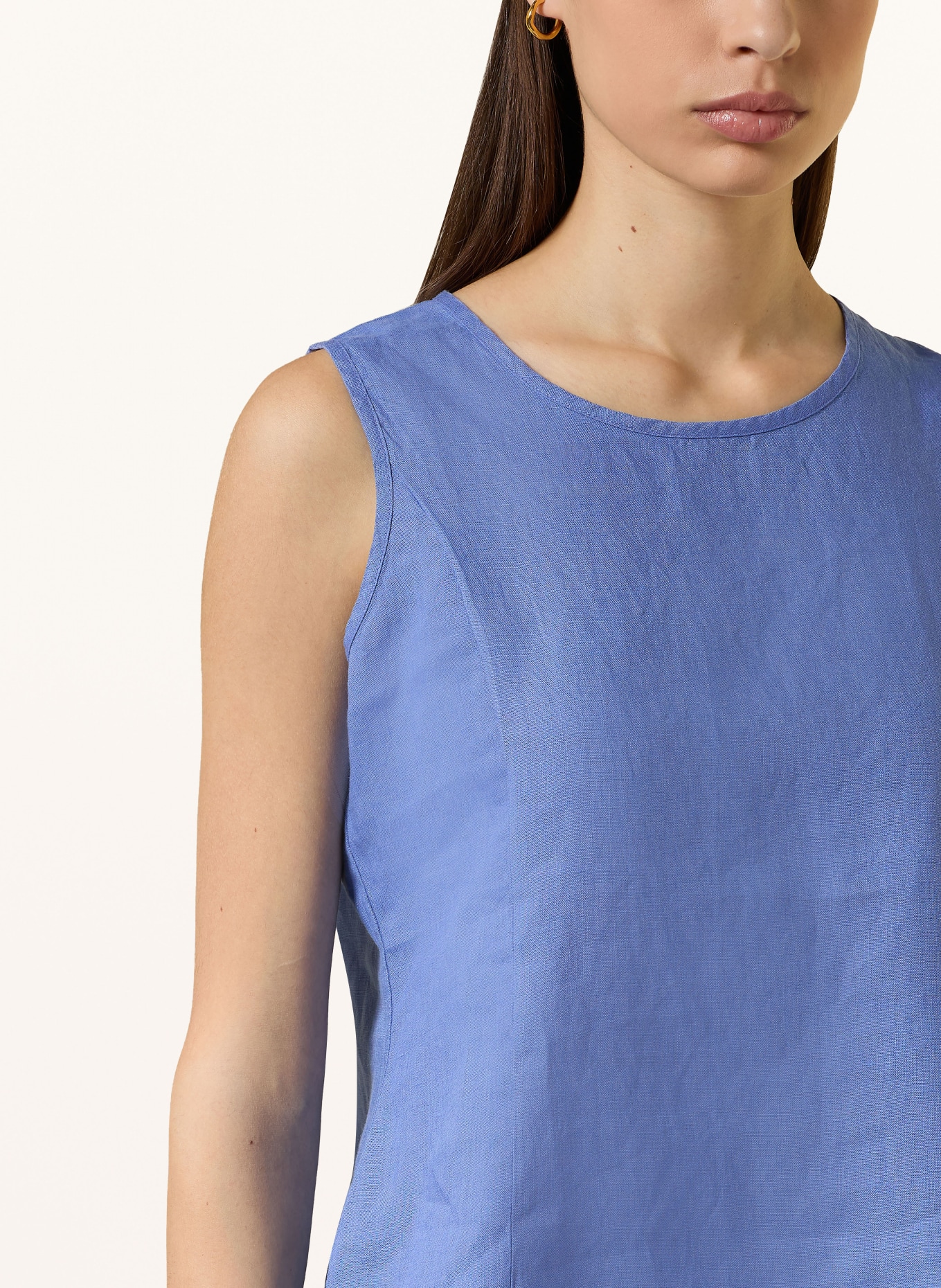 lilienfels linen top: BLUE