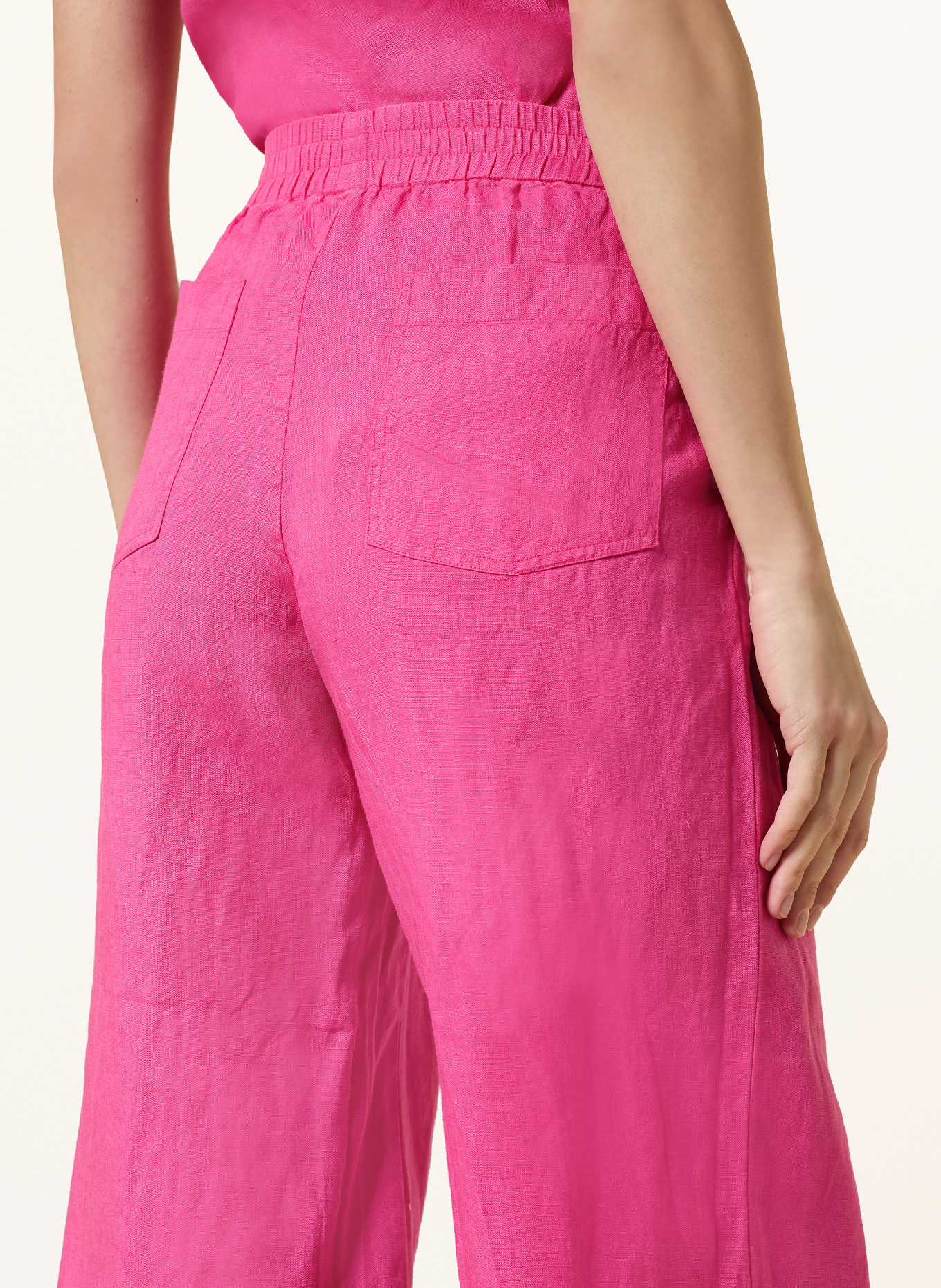 lilienfels Leinen-Culotte: PINK